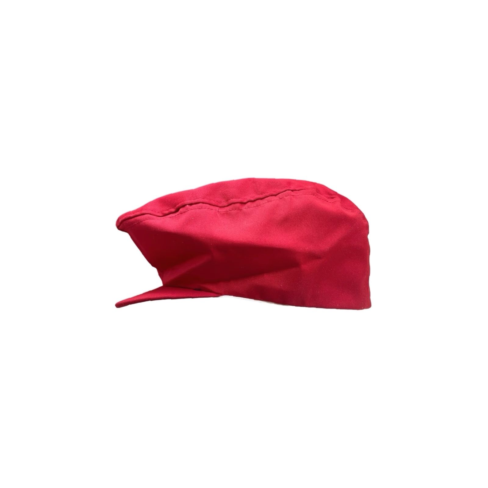 Vintage VINTAGE cabbie drivers flat cap hat Mens Adult Medium Red 90s deadstock NWOT NWOT 90s flat cap snap on bill red medium 90s Mens Size ONE SIZE - 5 Thumbnail
