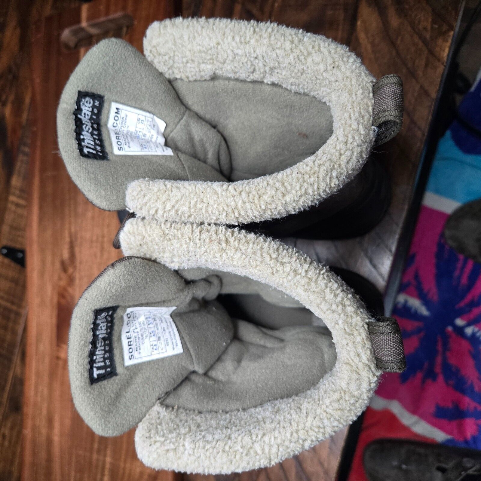 SOREL Sorel Cumberland Winter Boots Womens Sz 6.5 Olive Green BB2 Size US 6.5 / IT 36.5 - 9 Thumbnail