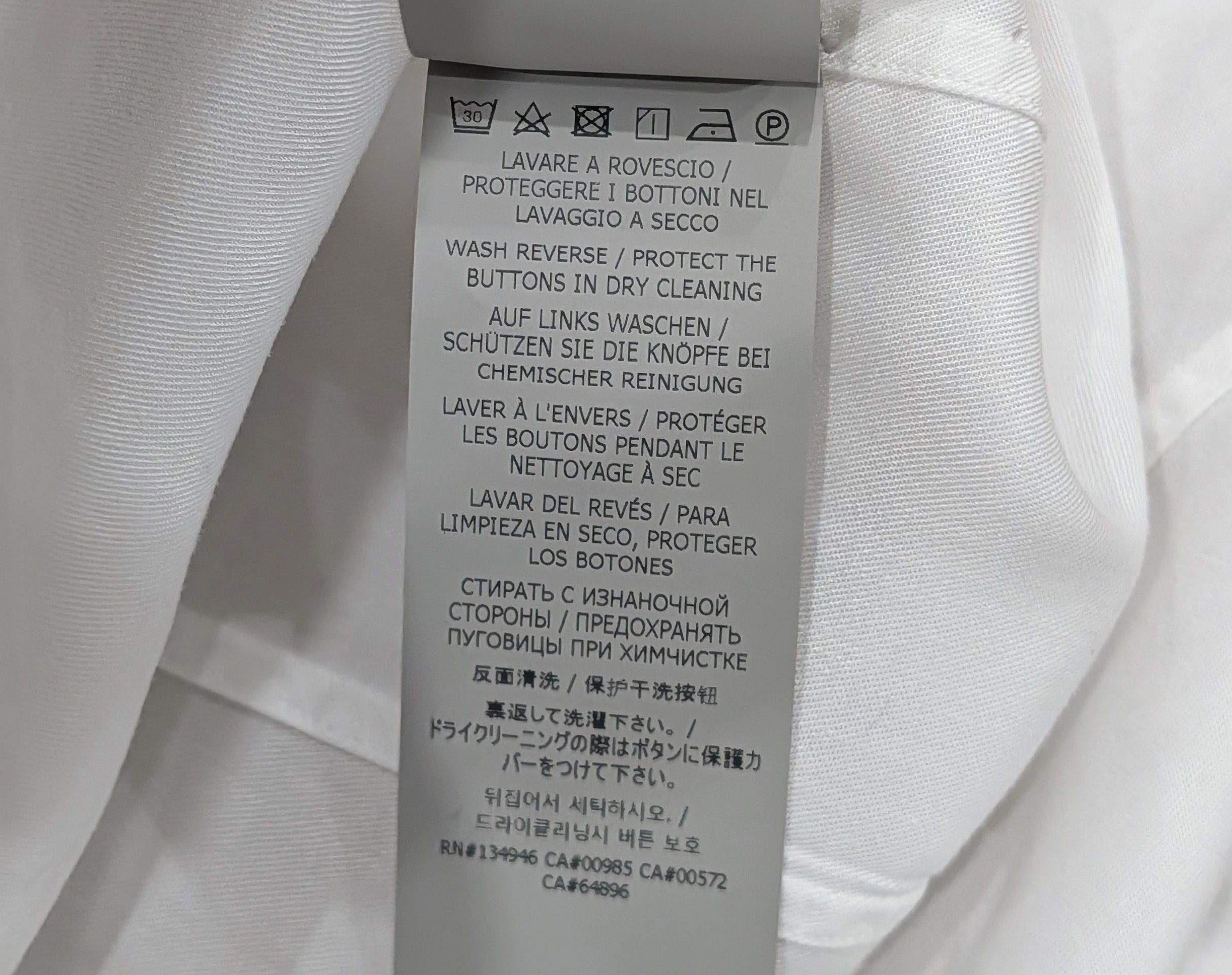 Tom Ford TOM FORD Twill Lyocell Button Up Shirt White 42 US 16.5 Size US L / EU 52-54 / 3 - 6 Thumbnail