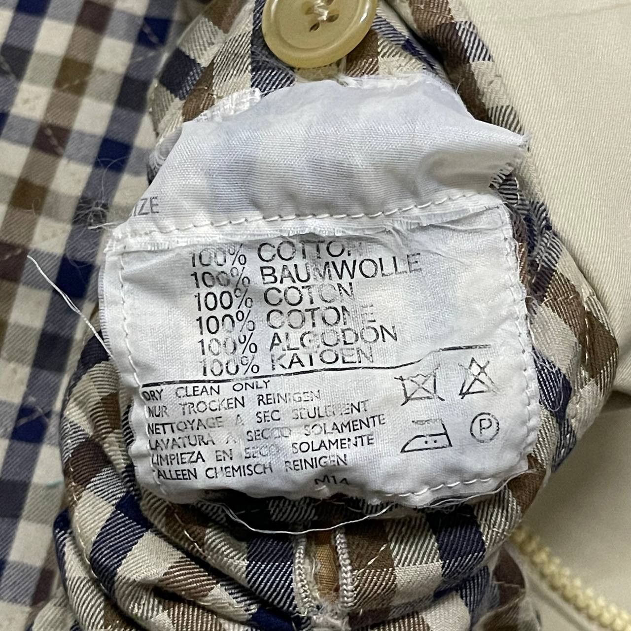 Aquascutum Vintage Aquascutum London Checked Jacket Made in England Size US L / EU 52-54 / 3 - 15 Thumbnail