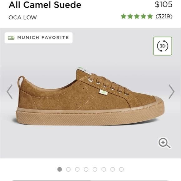 Vintage Cariuma OCA All Camel Suede Low Top Sz. 13 Sneaker Size US 13 / EU 46 - 12 Thumbnail