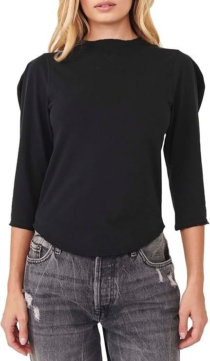 Free People Free People We the Free Clover Top in Black ( XS ) Size XS / US 0-2 / IT 36-38 - 1 Thumbnail