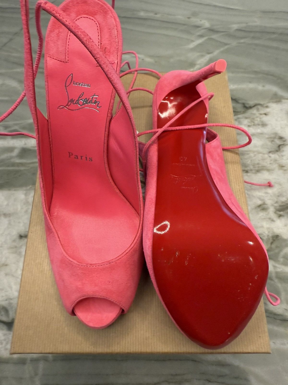 Christian Louboutin Lace Up NVP 120 Size US 10 / IT 40 - 3 Thumbnail