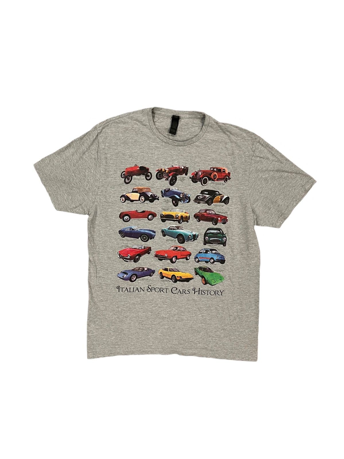 Gildan Italian Sports Car History Graphic Tee/T-Shirt Size US L / EU 52-54 / 3 - 1 Thumbnail