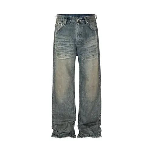 Individualized Shirts Washed Dirty Baggy Blue Jeans Size US 30 / EU 46 - 3 Thumbnail
