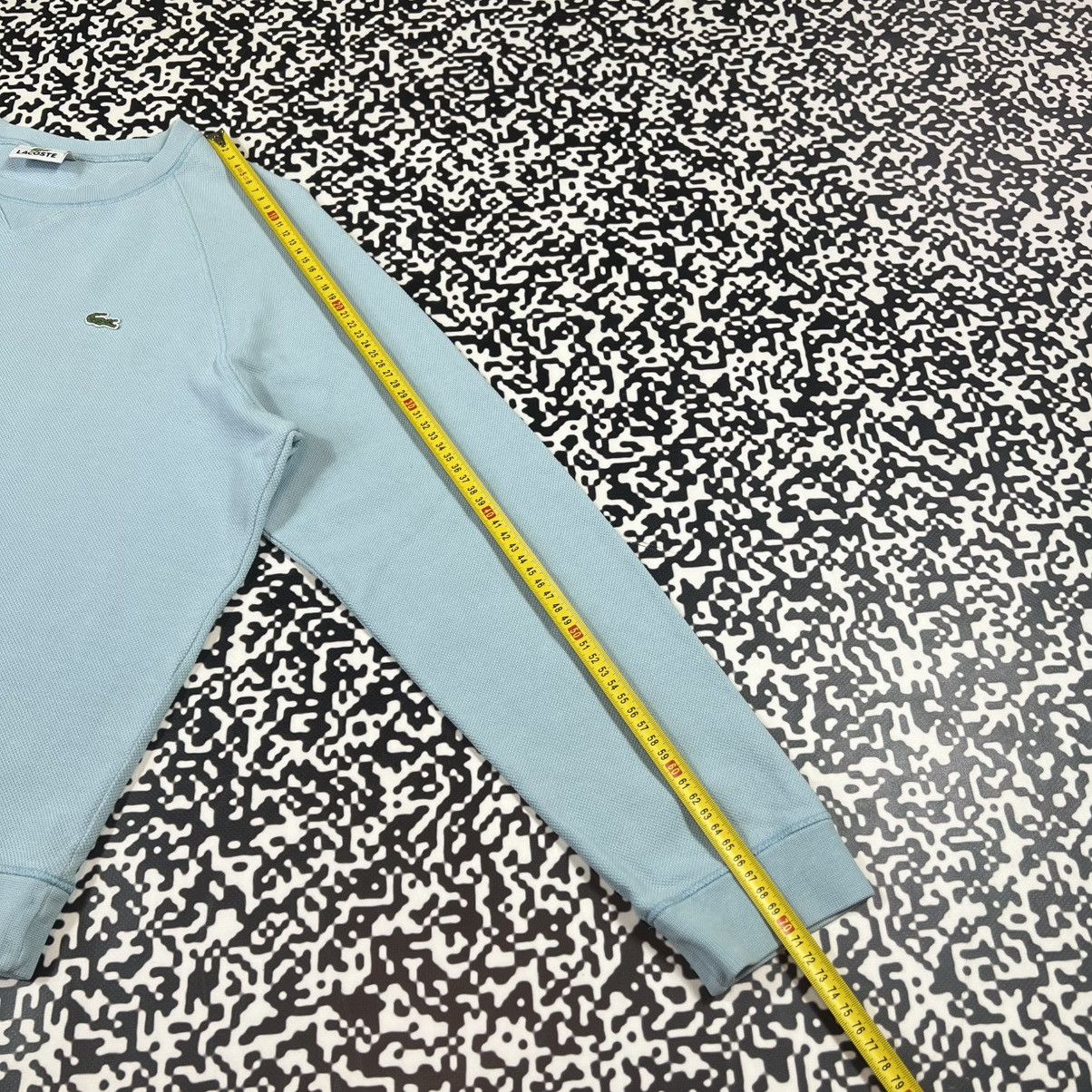 Lacoste Vintage Y2K Lacoste Retro Boxy Blue Sweater Casual Style Size M / US 6-8 / IT 42-44 - 10 Thumbnail
