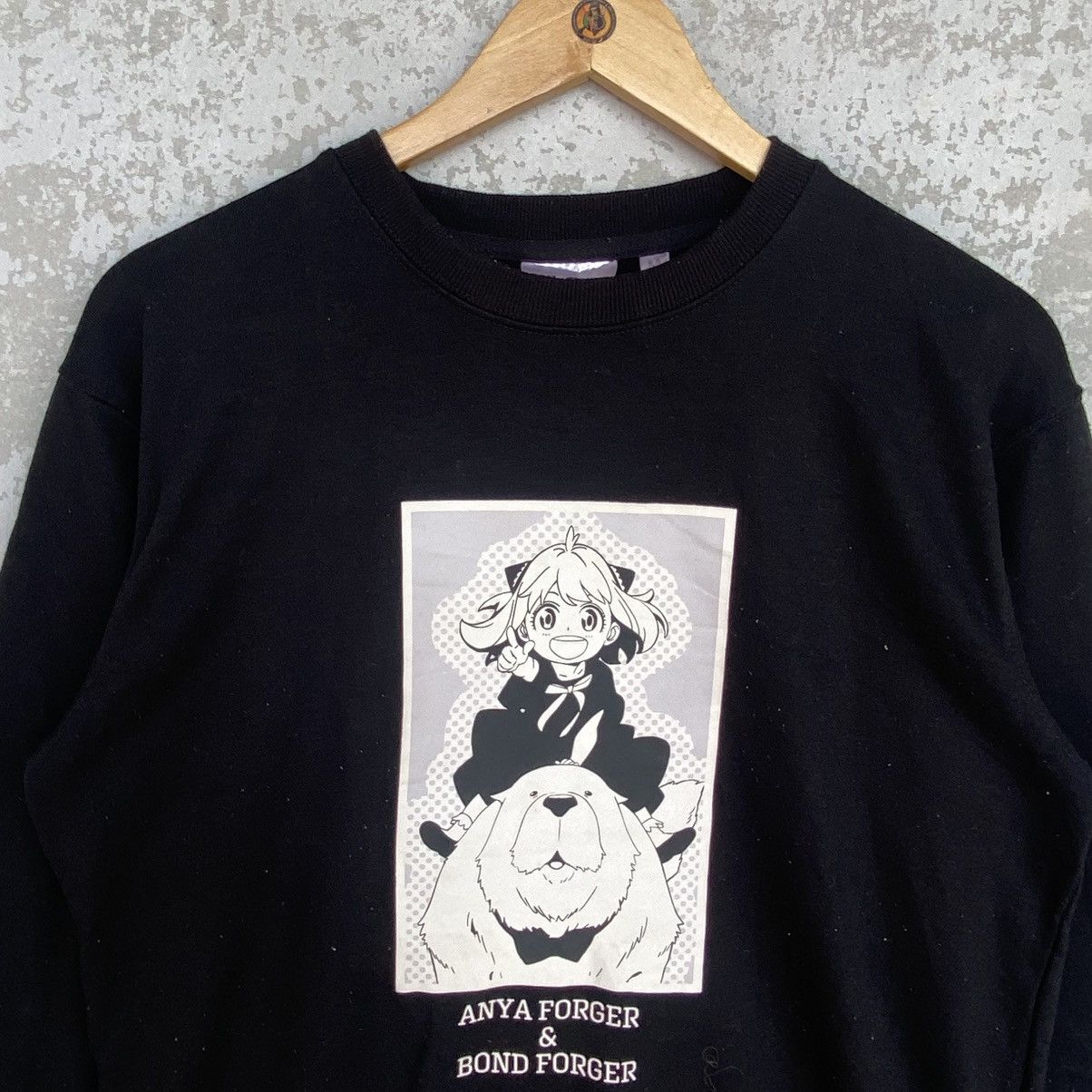 Other Vintage Spy X Family Printed Crewneck Sweatshirt Black Sz M Size M / US 6-8 / IT 42-44 - 4 Thumbnail