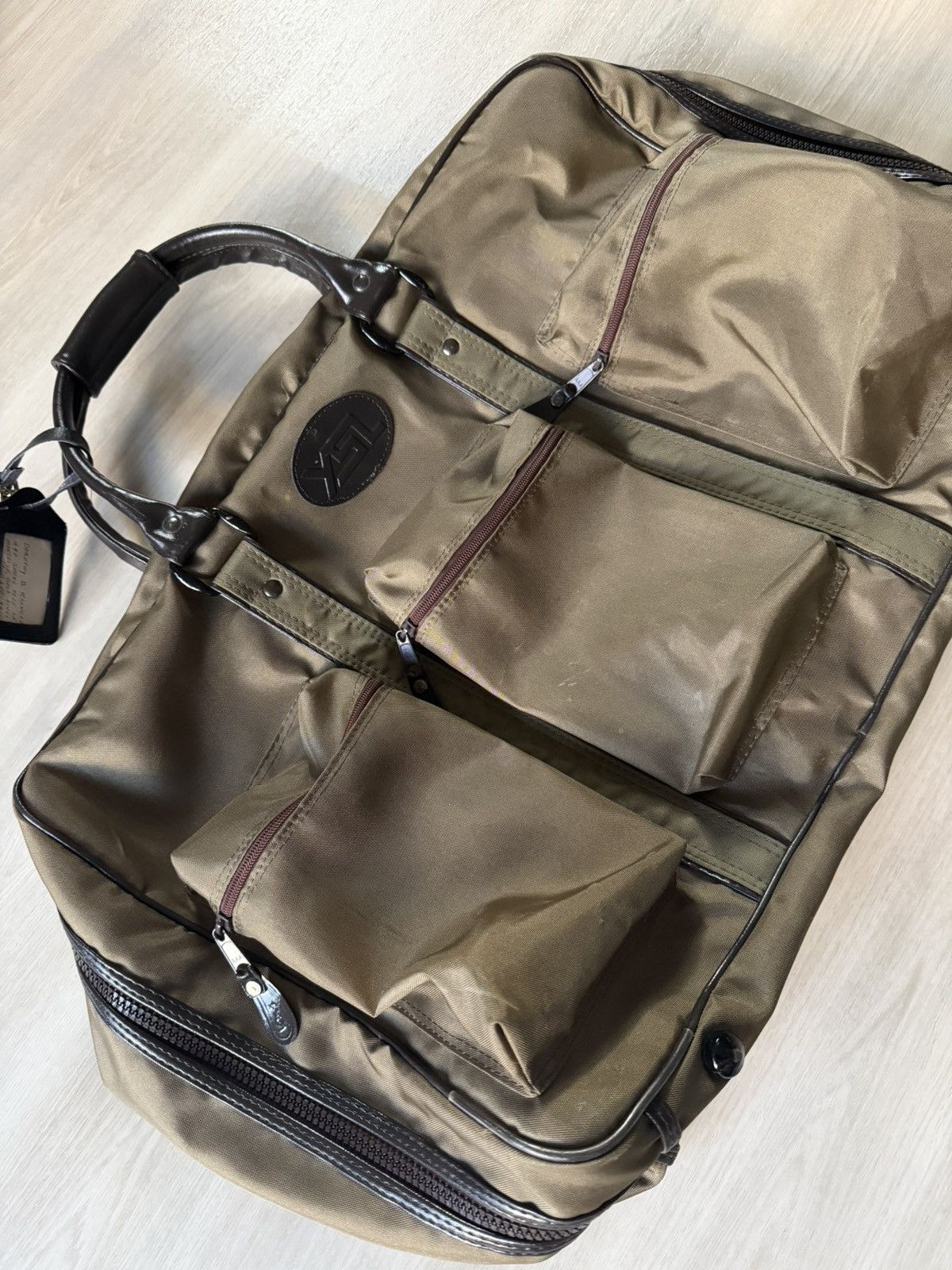 Yves Saint Laurent Vintage YSL YVES SAINT LAURENT Khaki Olive Travel Bag Size ONE SIZE - 3 Thumbnail
