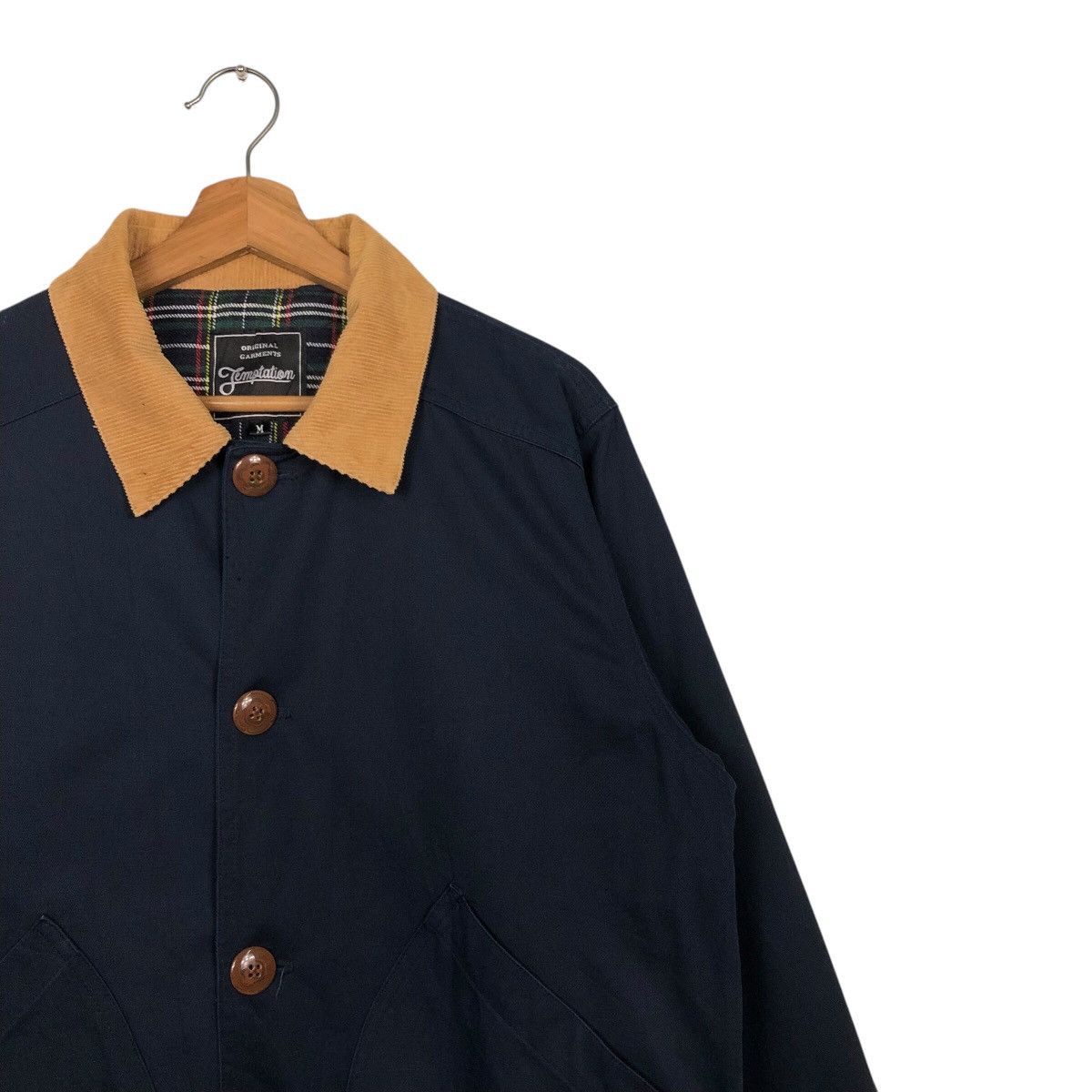 45rpm 📌Vintage Chore Work Jacket Temptation Blanket Wool Size US M / EU 48-50 / 2 - 7 Thumbnail