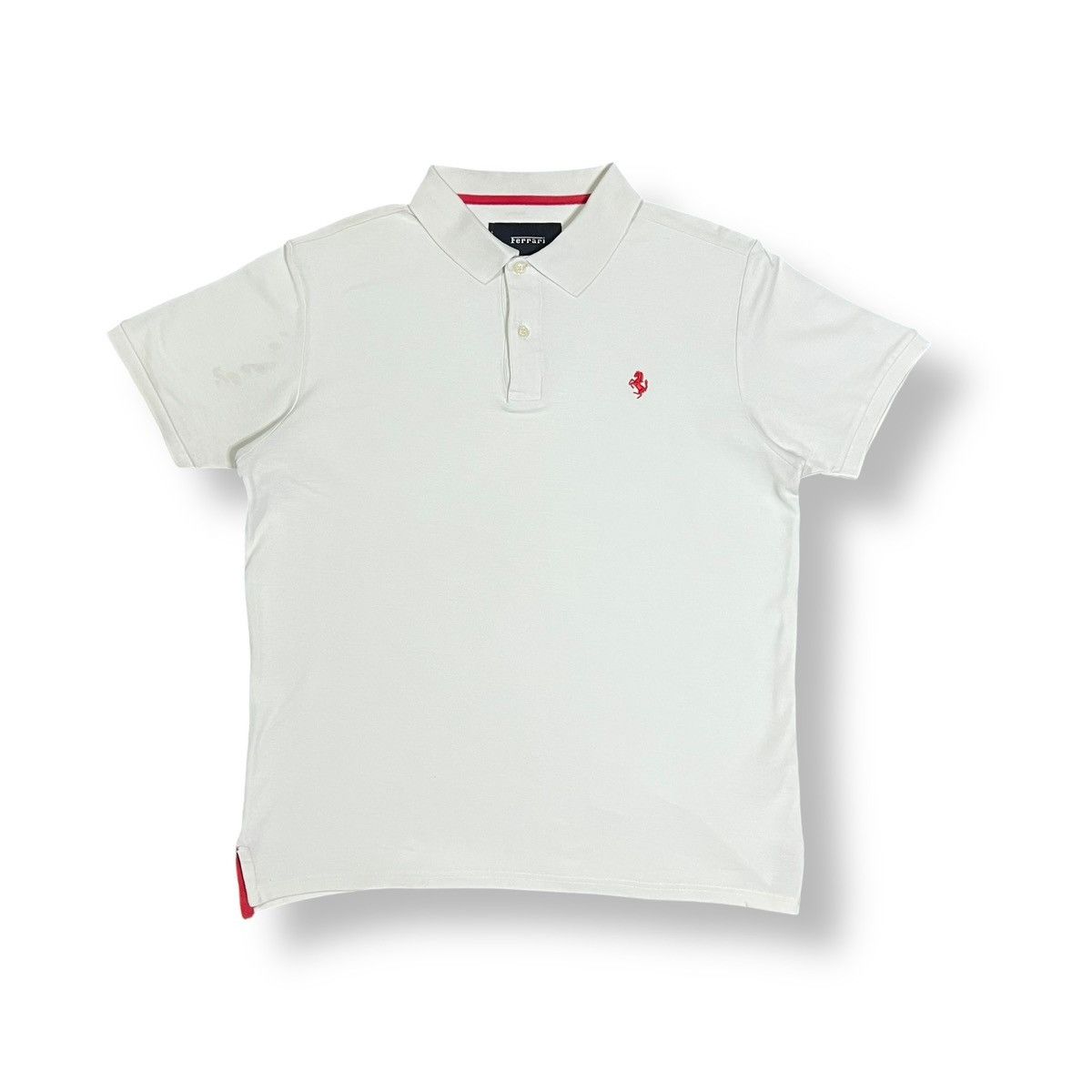 Ferrari White Ferrari Polos Size US L / EU 52-54 / 3 - 1 Thumbnail