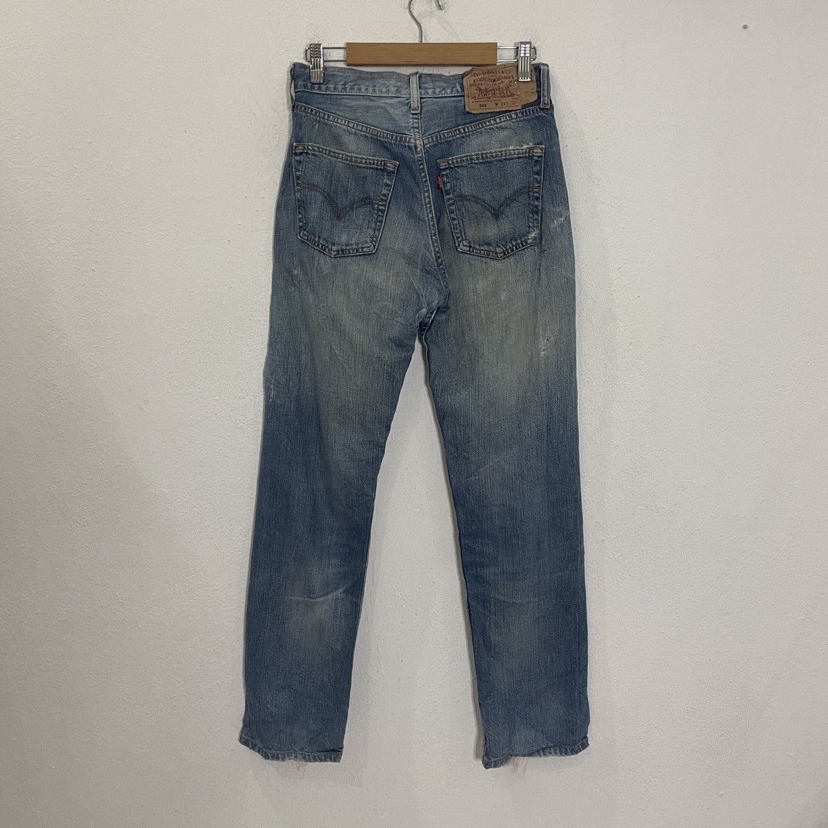 Levi's Vintage Levis 501 Distressed Denim Jeans Size US 27 - 7 Thumbnail