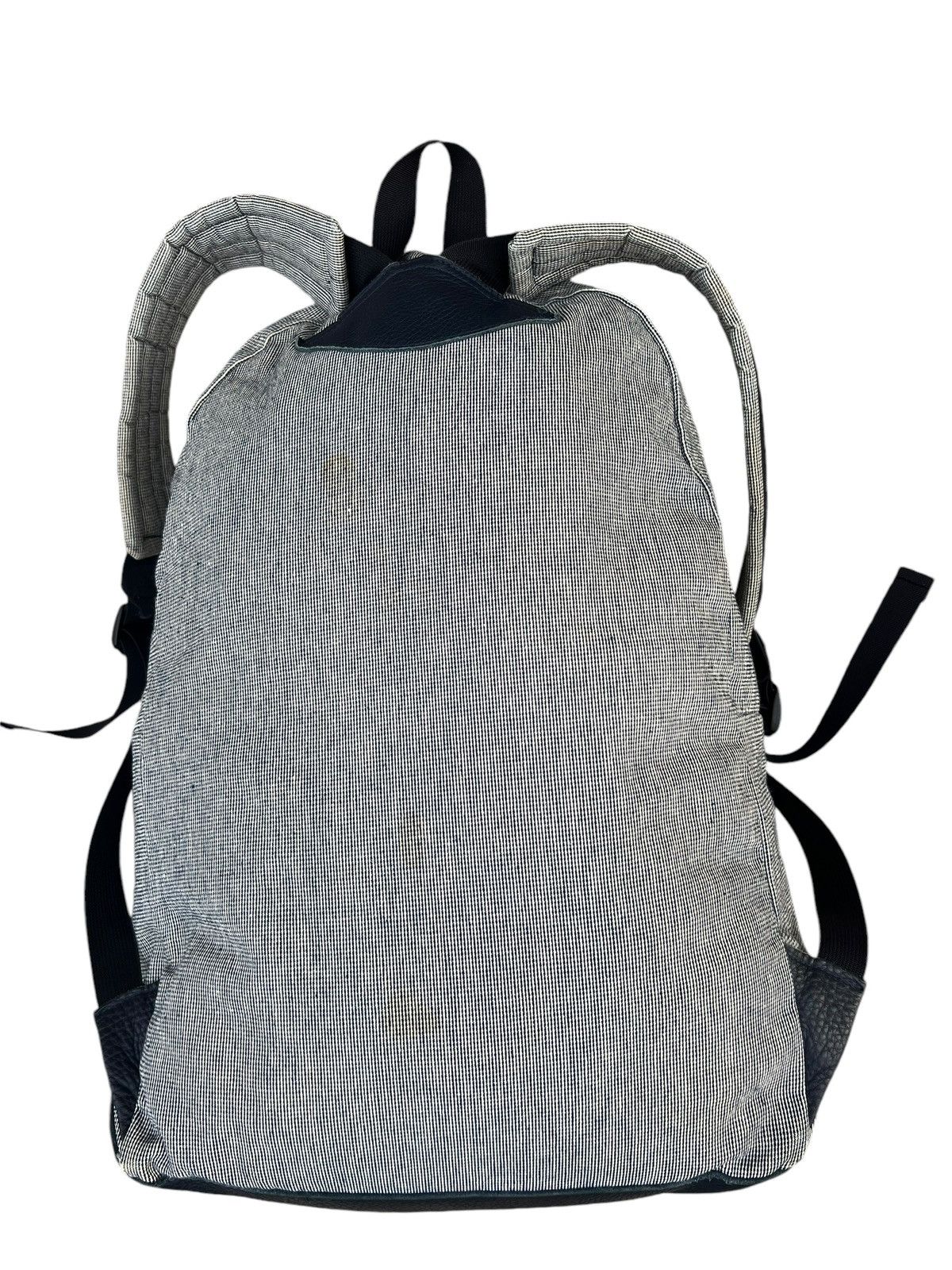 Unused Unused Japan Leather Cotton Backpack Bag Size ONE SIZE - 9 Thumbnail