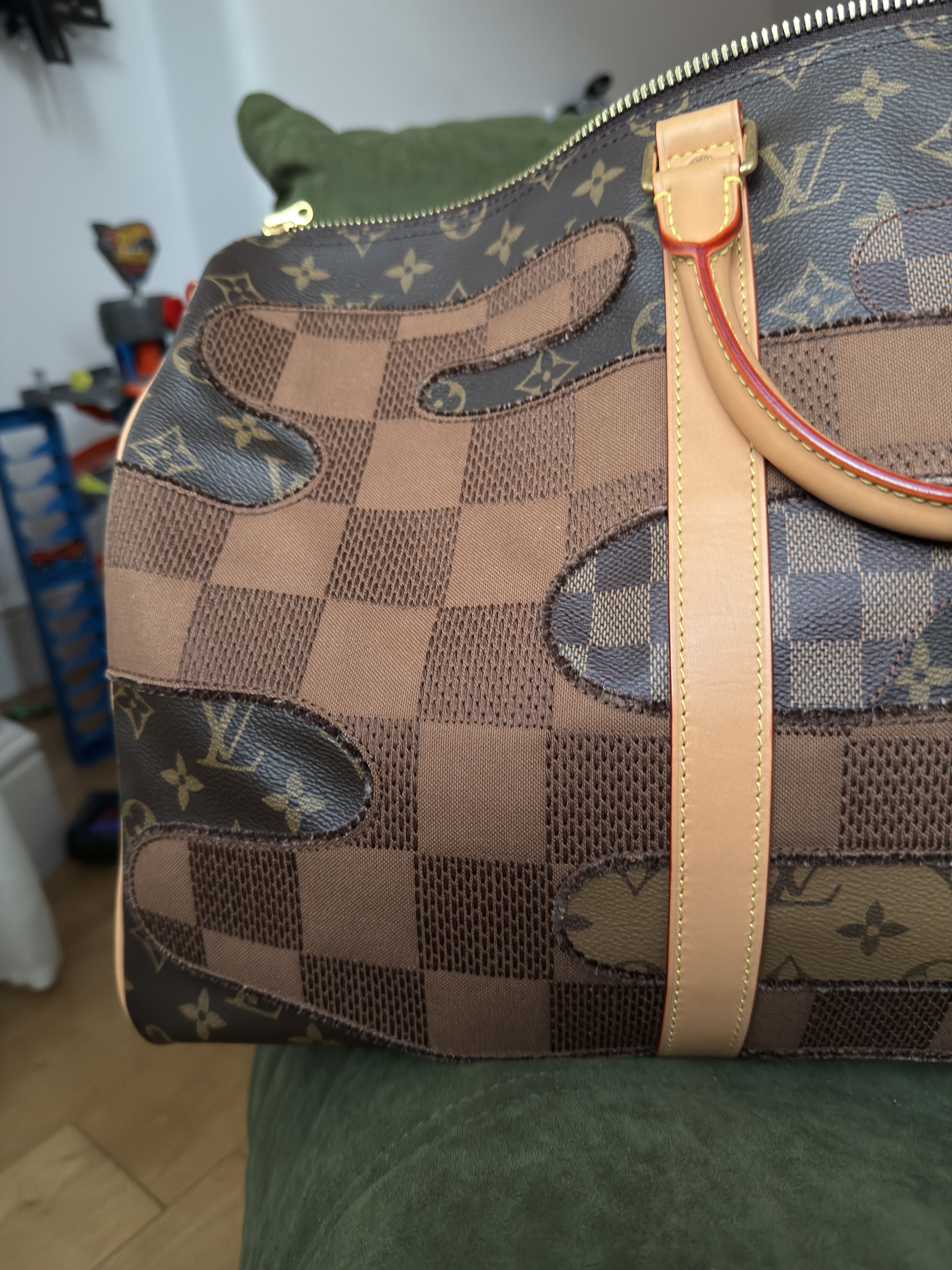 Louis Vuitton Louis Vuitton x Nigo Keepall Bandouliere 50 Canvas Size ONE SIZE - 12 Thumbnail