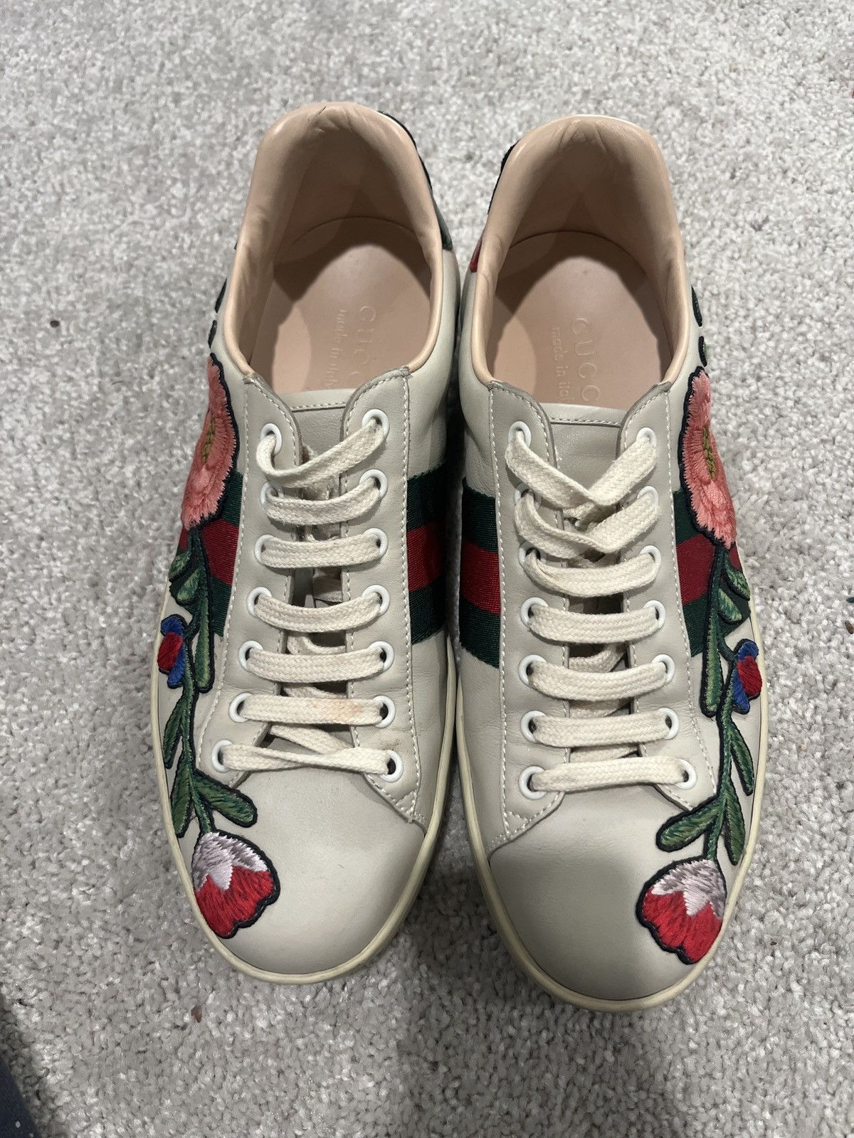 Gucci Gucci ACE floral Size US 7.5 / EU 40-41 - 7 Thumbnail