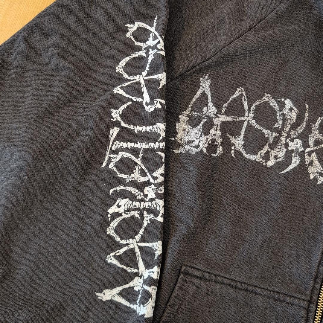 basketcase gallery Basketcase Gallery Massacre Zip Hoodie Gray XL Vintage Wash Size US XL / EU 56 / 4 - 8 Thumbnail