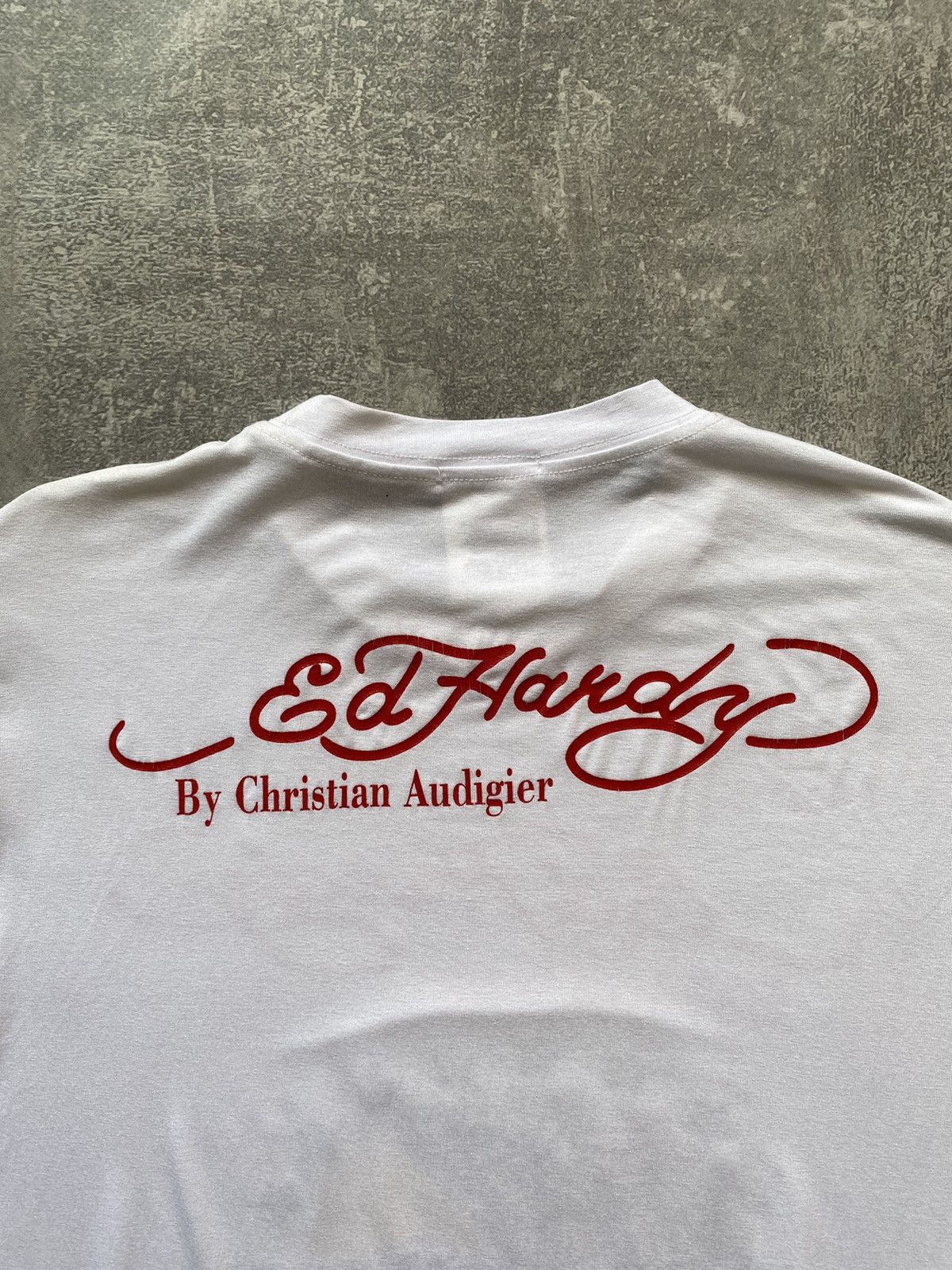 Christian Audigier ED HARDY BY CHRISTIAN AUDIGIER VINTAGE TEE Size US XL / EU 56 / 4 - 4 Thumbnail