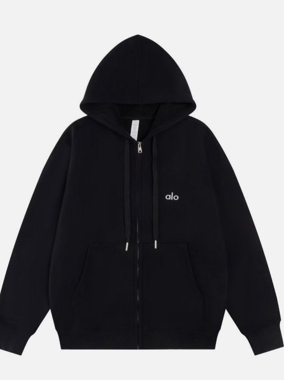 Alo Alo Full Zip Hoodie - Black Size US S / EU 44-46 / 1 - 1 Thumbnail
