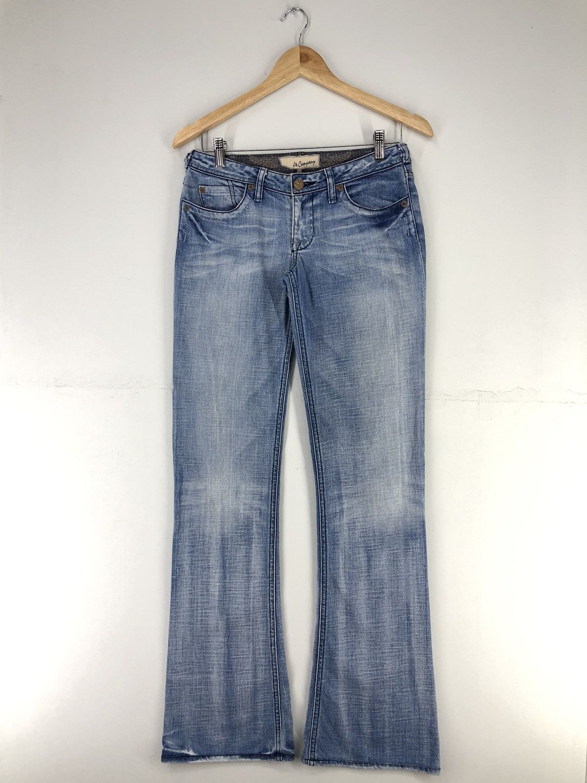 image of Hysteric Glamour x Vintage J&company Flare Bootcut Jeans in Faded Blue, Women's (Size 27)