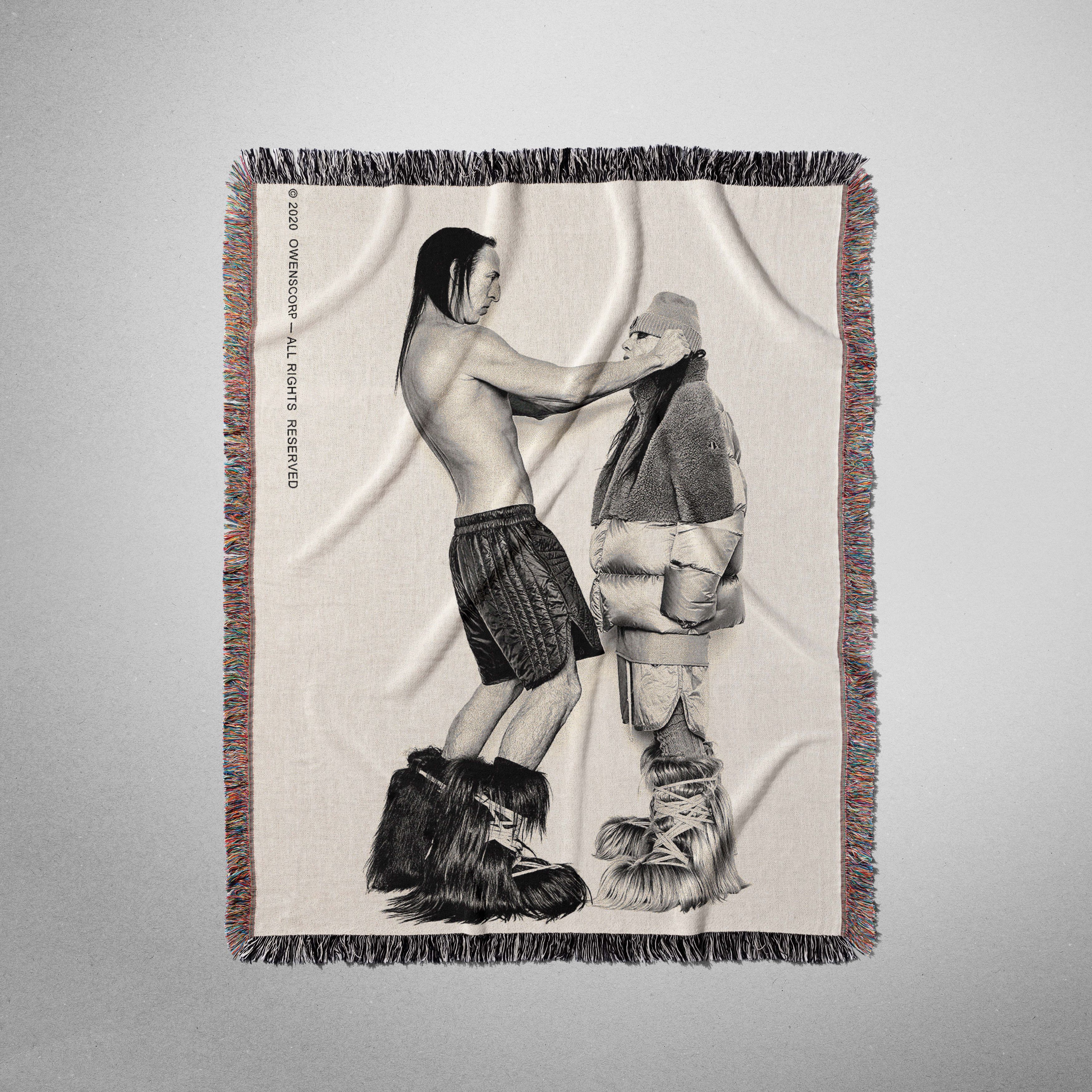 Rick Owens Rick Owens Blanket Woven Art Poster Fashion Gift Logo Size ONE SIZE - 1 Thumbnail