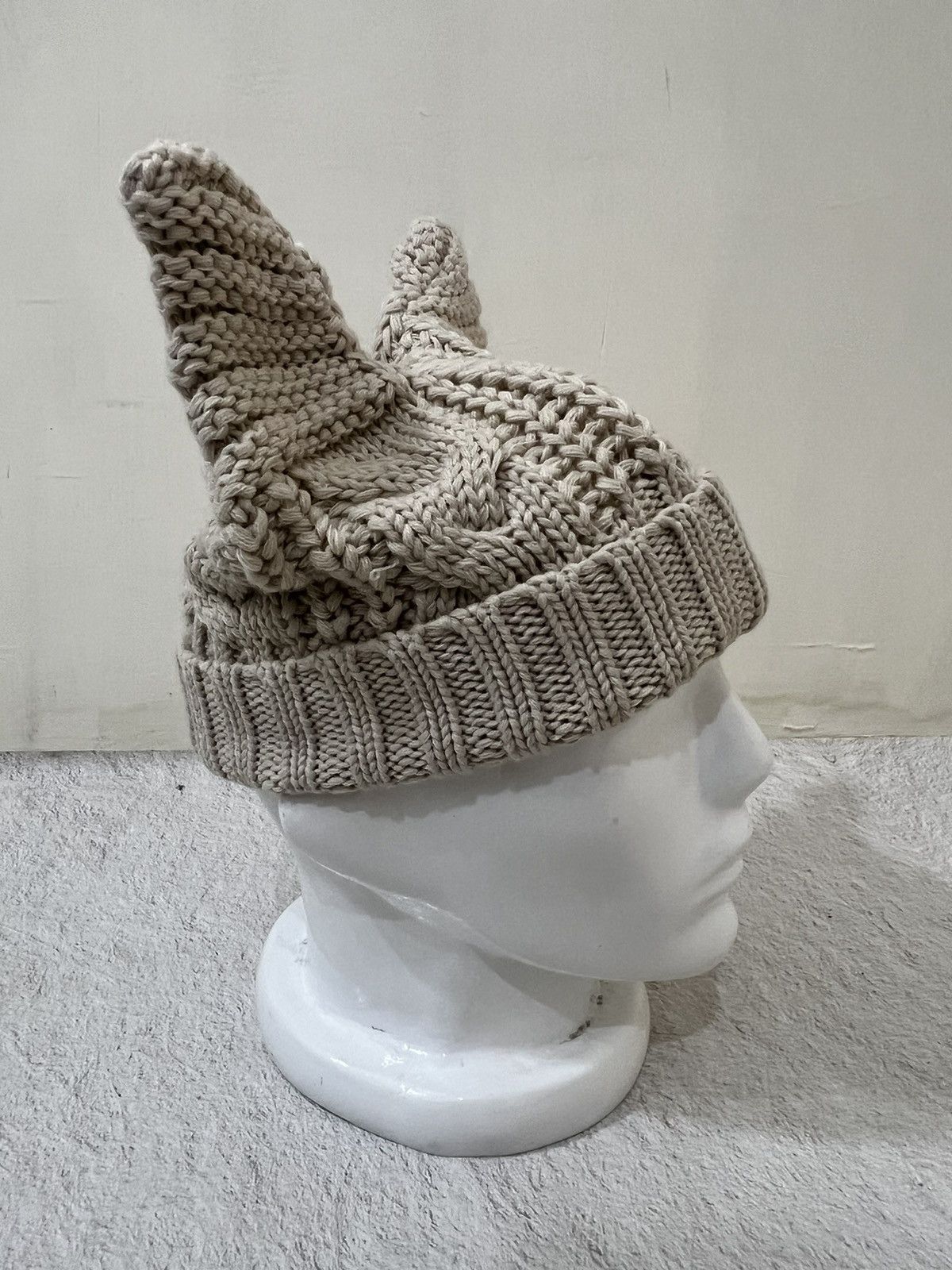 Maison Margiela 2000s Japanese Playboi Carti Bunny Horn Wool Beanie y2k Lgb Size ONE SIZE - 3 Thumbnail