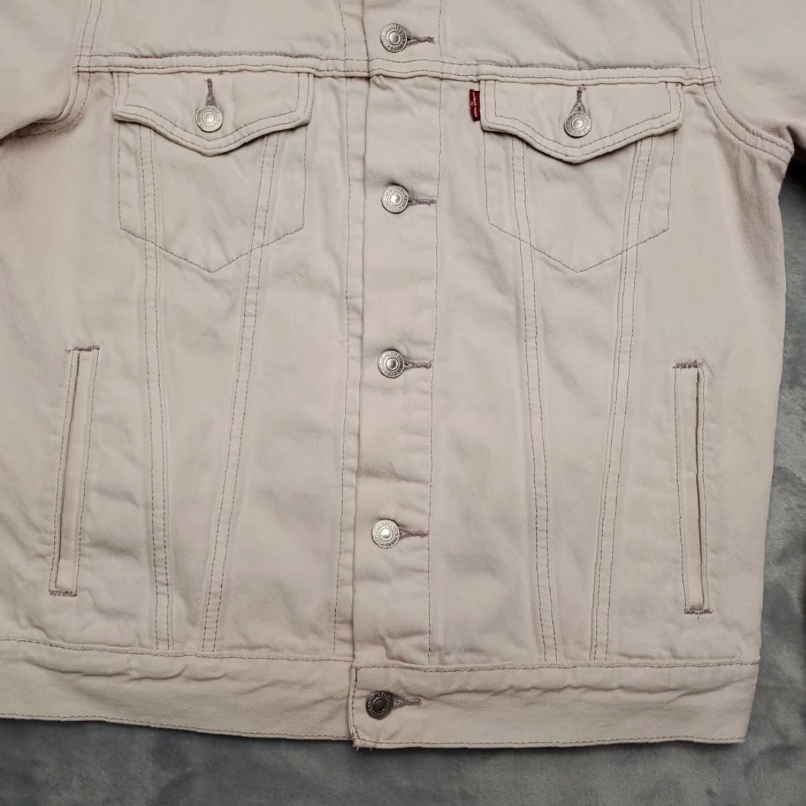 Denime VINTAGE Levis Premium Jacket Womens Small Denim Jean Long Sleeve Classic Trucker Size S / US 4 / IT 40 - 2 Thumbnail