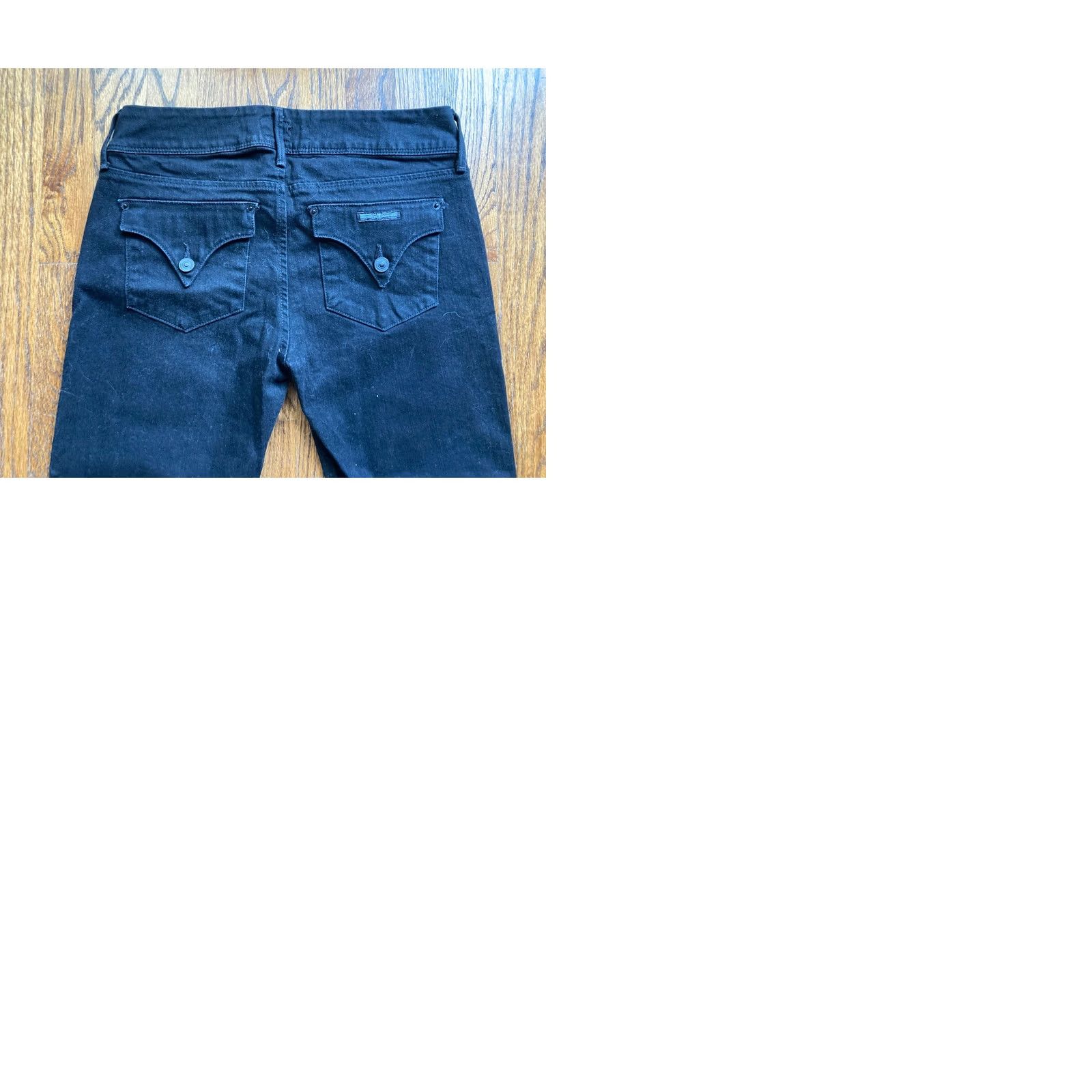Hudson Hudson Jeans Womens 28 Size Regular Skinny Black Stretch 31x31 Inseam 31 Flap Collin Size 28" / US 6 / IT 42 - 9 Thumbnail