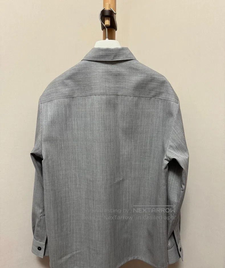 Jil Sander Jil Sander size 48 Men's Gray Shirt Jacket Size US M / EU 48-50 / 2 - 3 Thumbnail