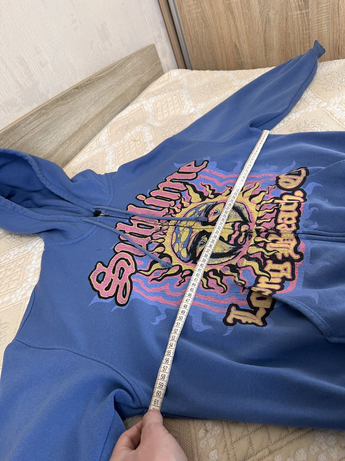 Sublime 🔥 Sublime Y2K Boxy Zip Graphic Punk Hip Hop Band Hoodie Rock Size US M / EU 48-50 / 2 - 10 Thumbnail