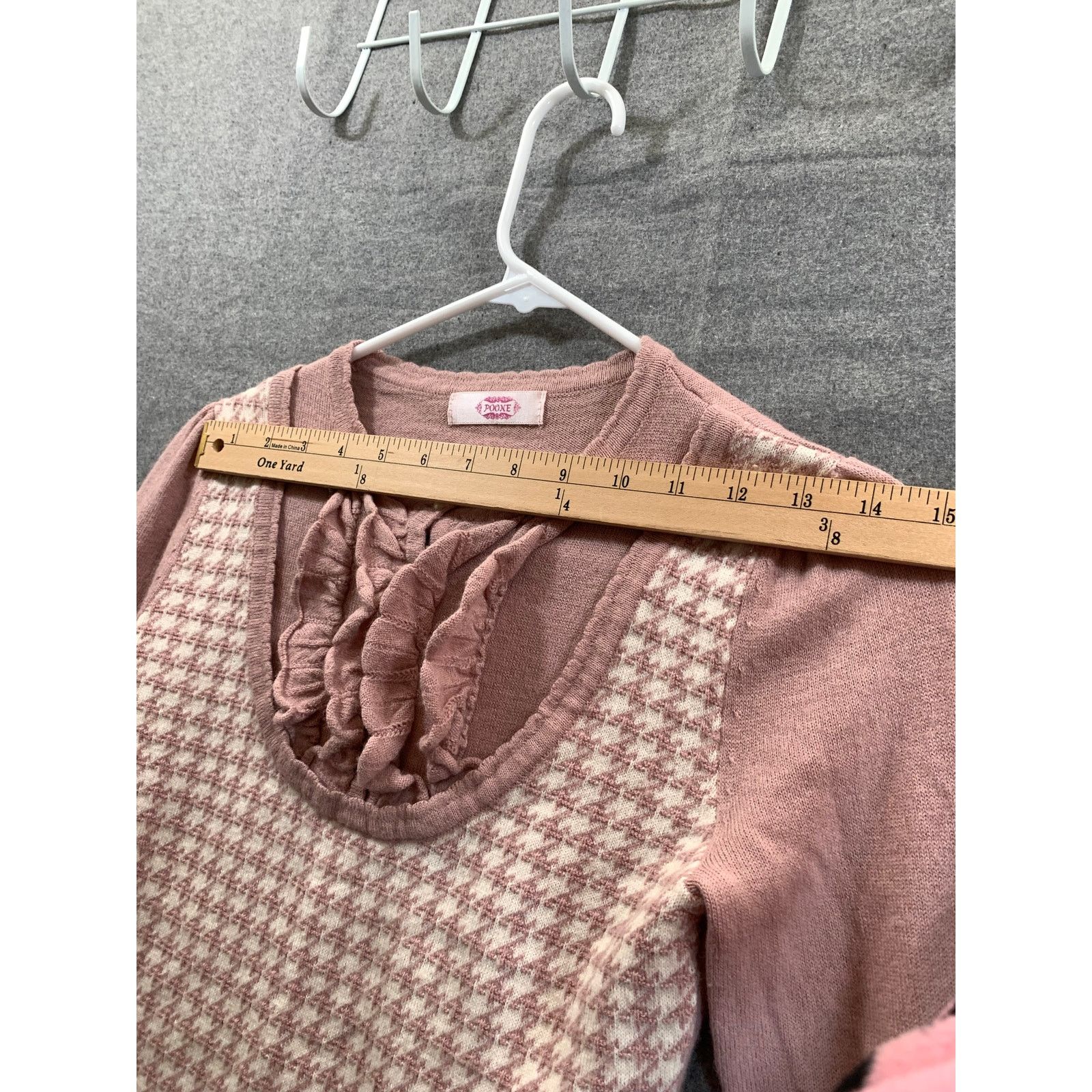 Other POONE Sweater Womens Size Small Pink Long Sleeve Size S / US 4 / IT 40 - 6 Thumbnail
