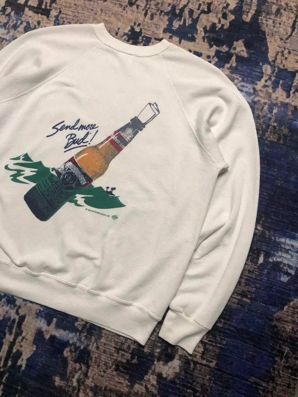 Budweiser Vintage 1989 Budweiser Crewneck Sweatshirt Size US L / EU 52-54 / 3 - 5 Thumbnail