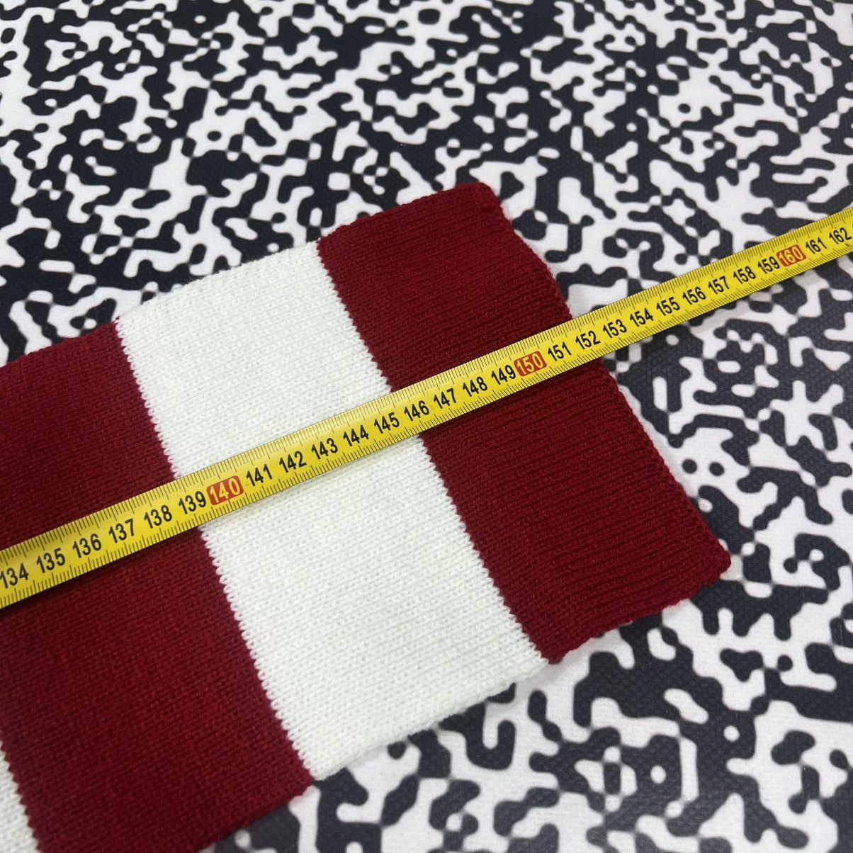 Jean Paul Gaultier Vintage Y2K Jean Paul Gaultier Striped Luxury Retro Scarf Size ONE SIZE - 13 Thumbnail