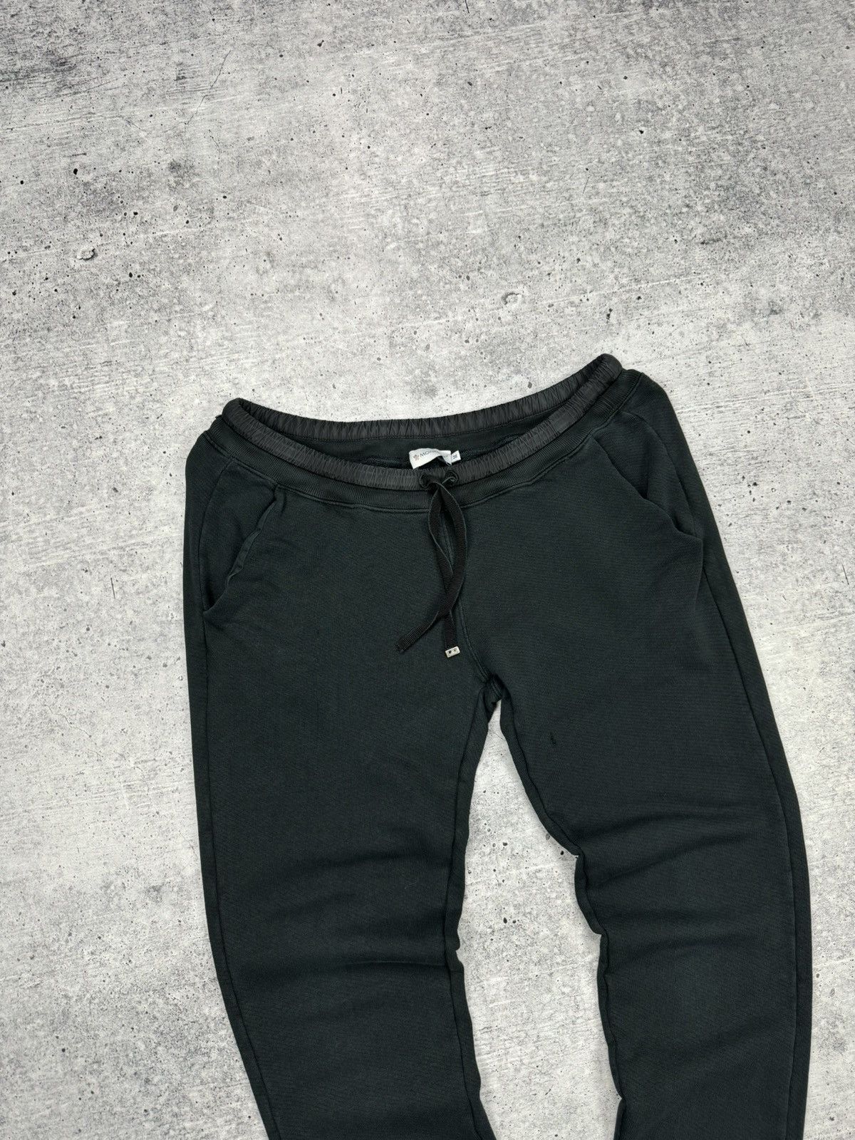 Designer × Moncler Vintage Moncler 90s Y2K Style Black Classic Sweatpants Pants Size 28" / US 6 / IT 42 - 6 Thumbnail