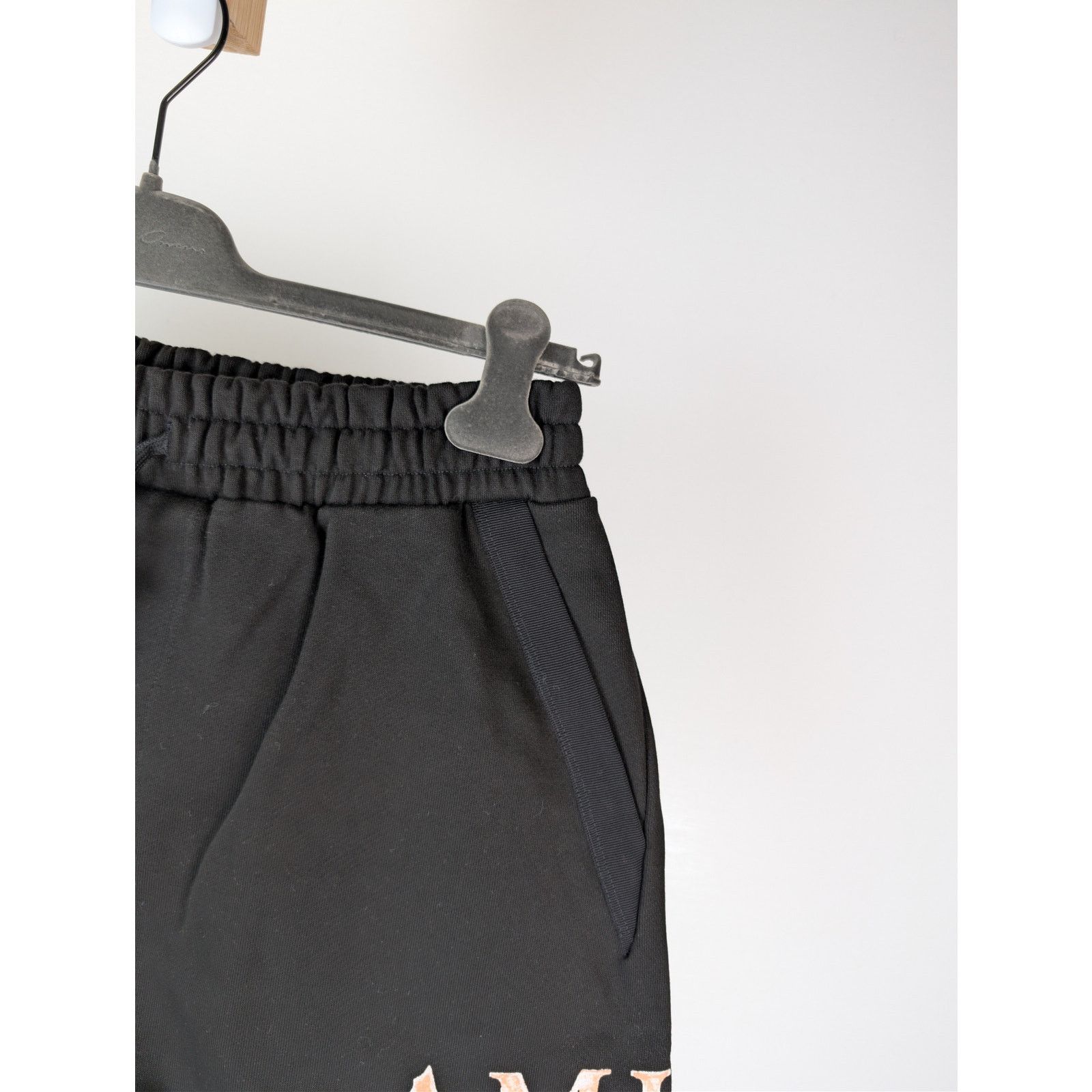 Amiri o1rshd1 MA Watercolor Bar Sweatshort in Black Size US 30 / EU 46 - 5 Thumbnail