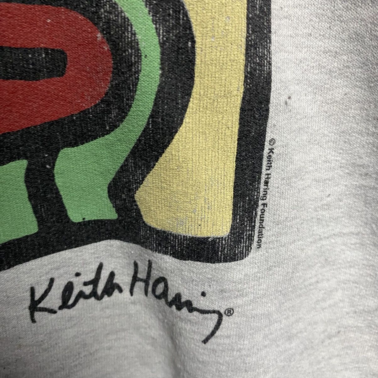 Keith Haring Vintage Keith Haring Big Logo designer 90’s rare sweatshirt Size US M / EU 48-50 / 2 - 5 Thumbnail