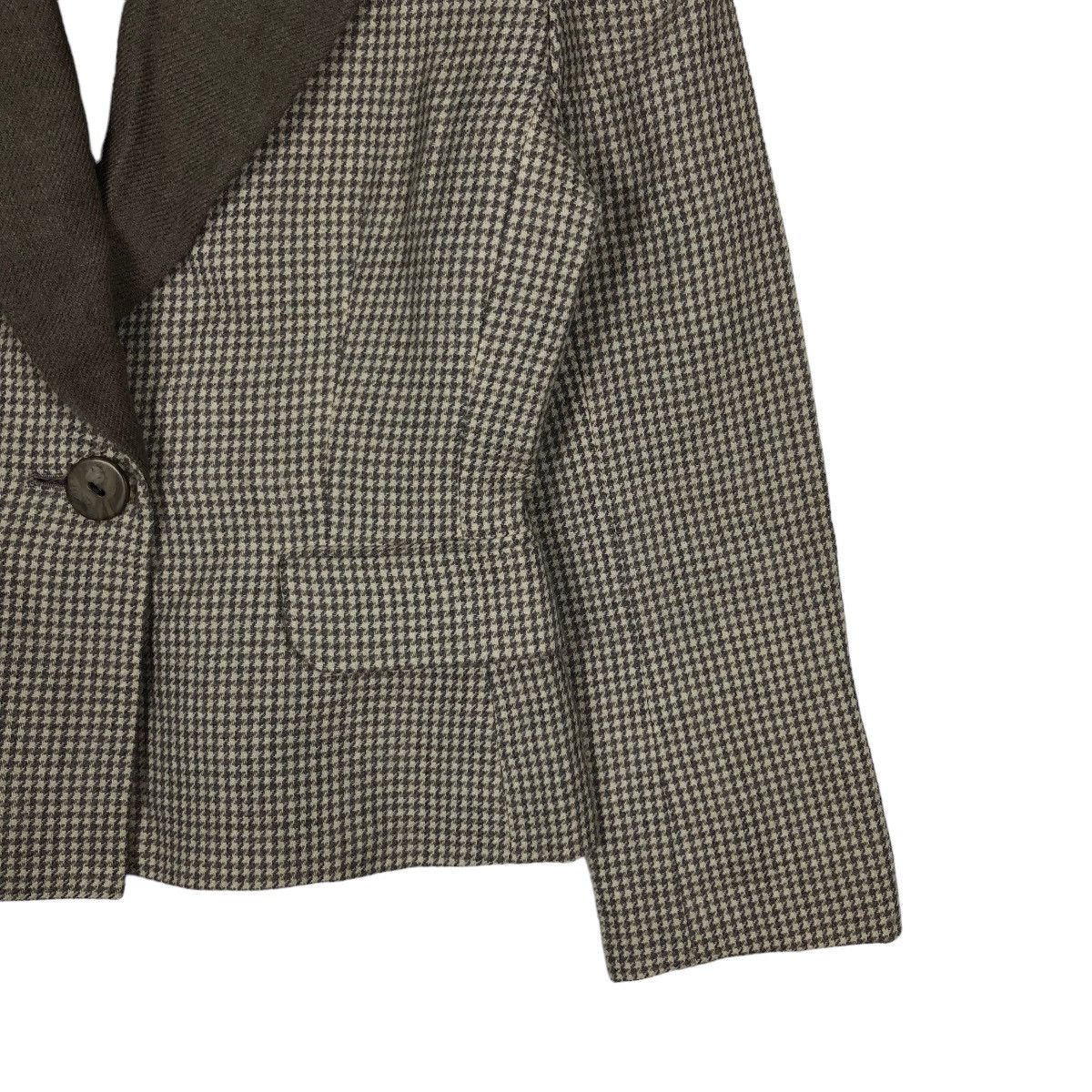 Christian Dior Monsieur 🔥90’s Checked Tartan Double Breast Cropped Jacket Dior Size M / US 6-8 / IT 42-44 - 5 Thumbnail