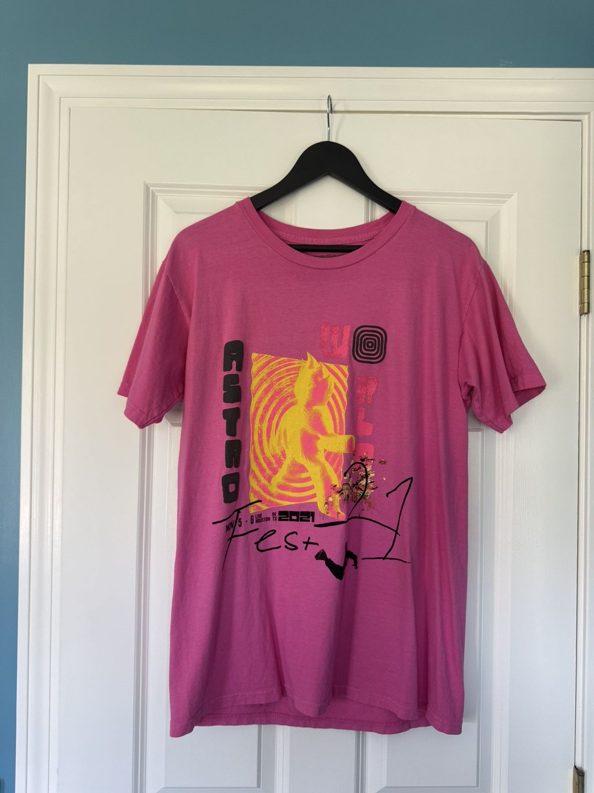 Travis Scott Cactus Jack Travis Scott Astro World Tour T Shirt Utopia Size US M / EU 48-50 / 2 - 1 Thumbnail