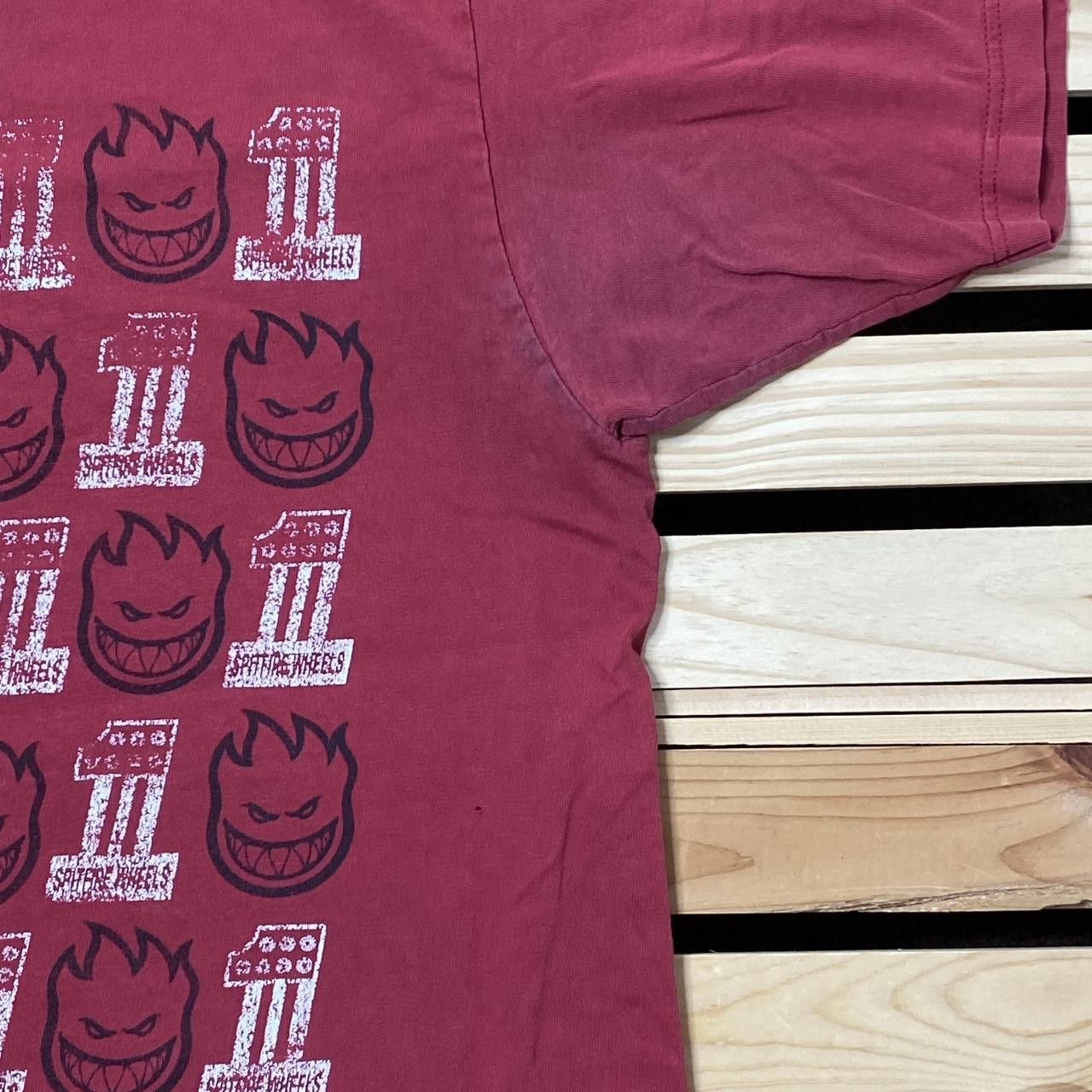 Spitfire Vintage Spitfire Wheels Burgundy Skate Tee Size Large Size US L / EU 52-54 / 3 - 3 Thumbnail