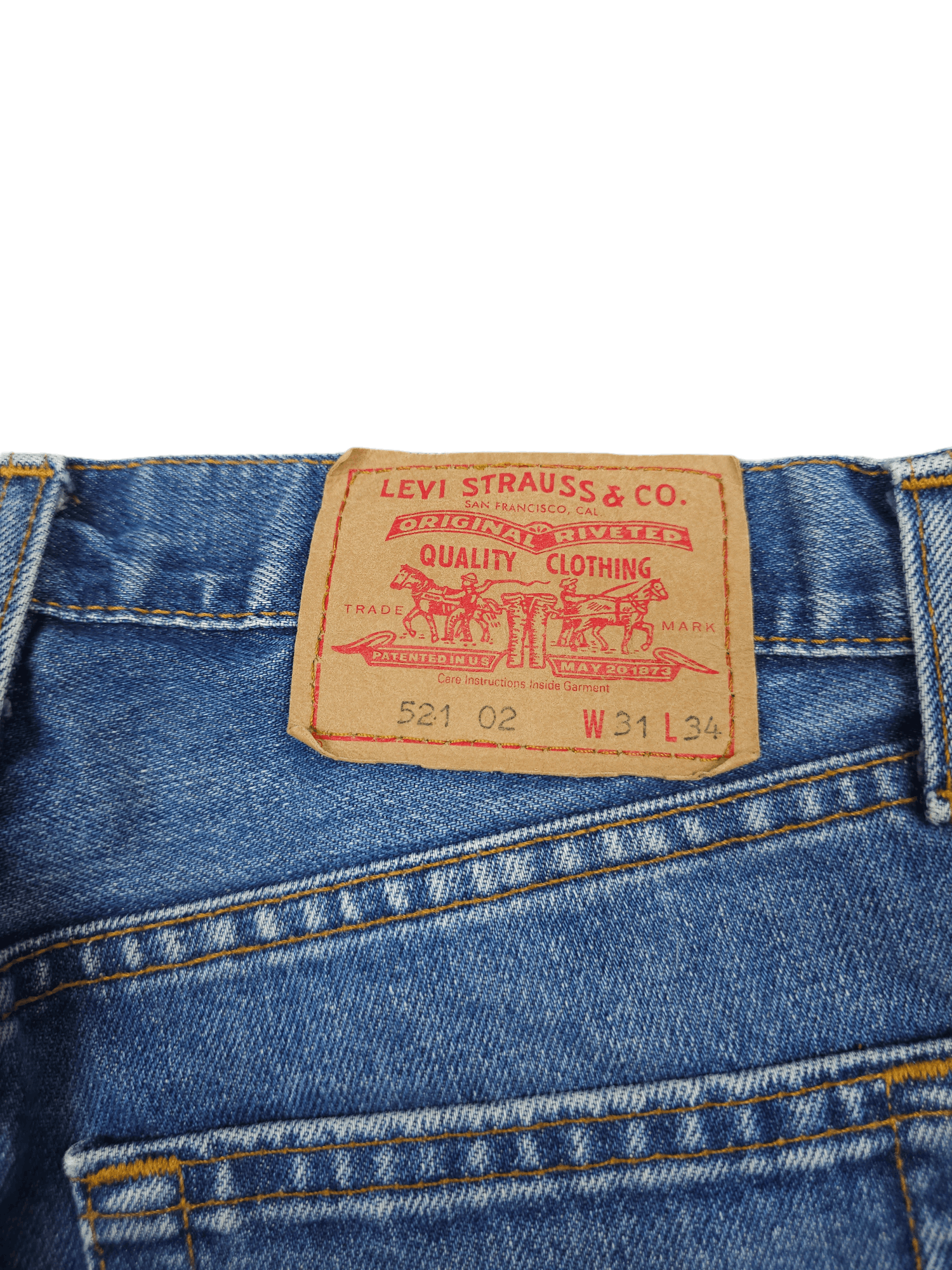 Levi's × Levi's Vintage Clothing 💎 Size 31/34 Vintage 90's Levi's 521 Jeans Y2K 501 550 Size US 31 - 8 Thumbnail