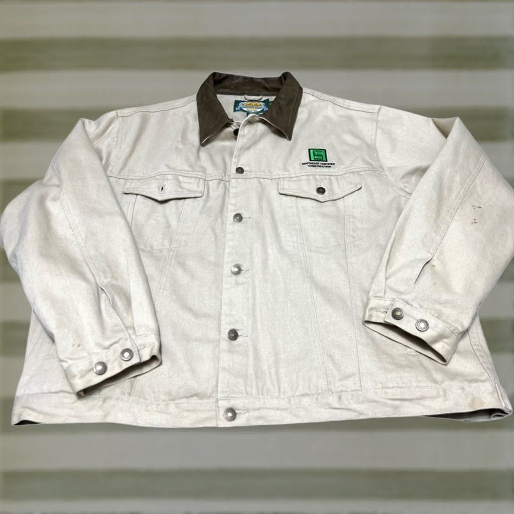 Vintage Chore Jacket Mens 2XL Beige Cabela's Cotton Blend Overcoat Jacket Size US XXL / EU 58 / 5 - 1 Thumbnail