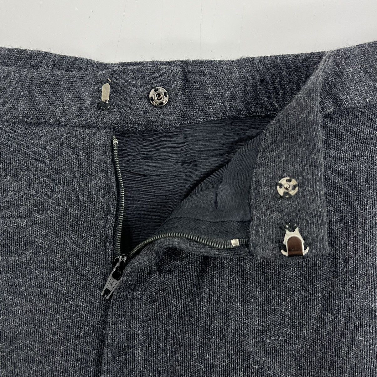 Comme des Garcons 1990s Vintage Comme Des Garcons CDG Midi Skirt Charcoal Size 25" / US 0 / IT 36 - 8 Thumbnail