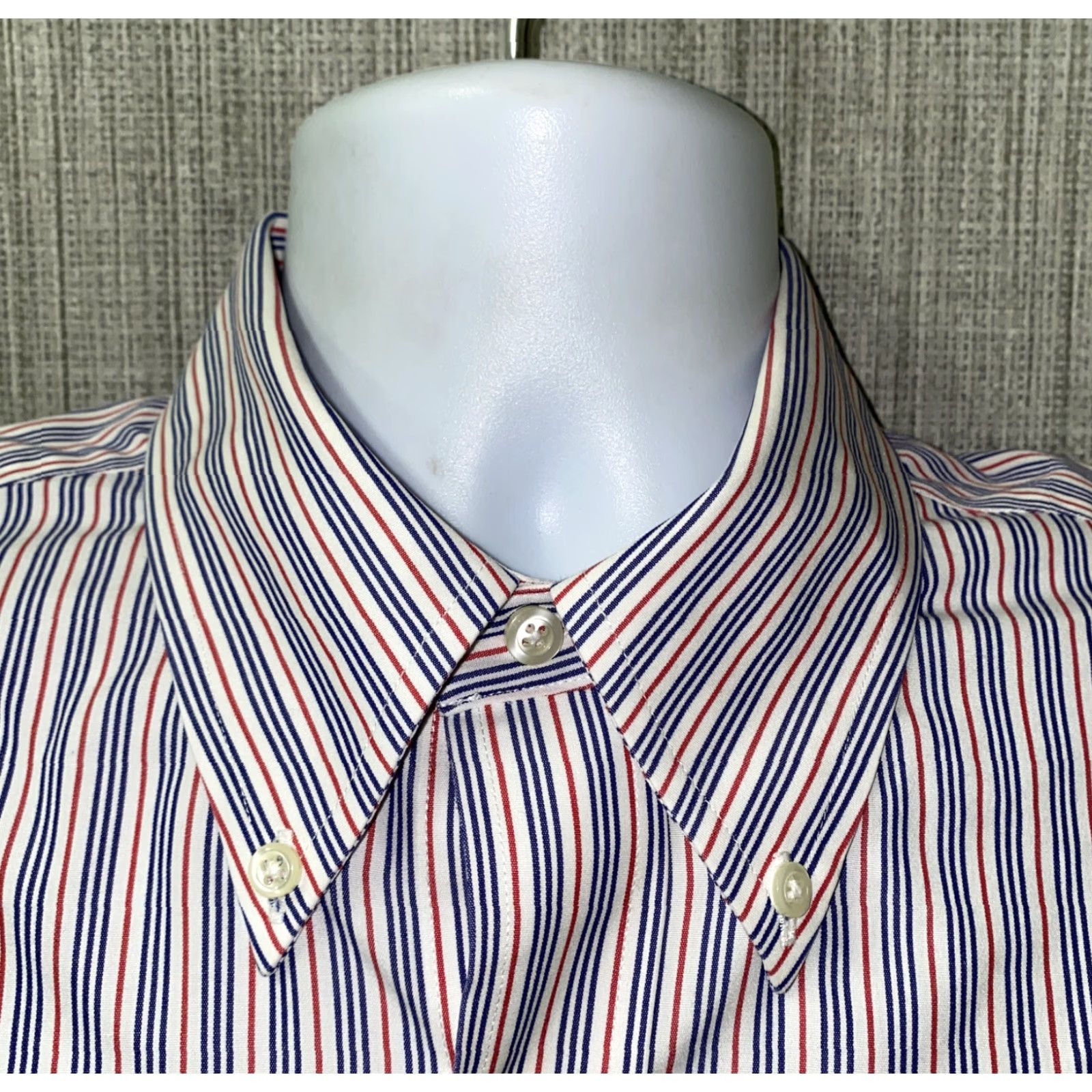 Brooks Brothers Brooks Brothers Dress Shirt Mens Striped Long Sleeve 16 2/3 Multicolor Regular Size US L / EU 52-54 / 3 - 3 Thumbnail