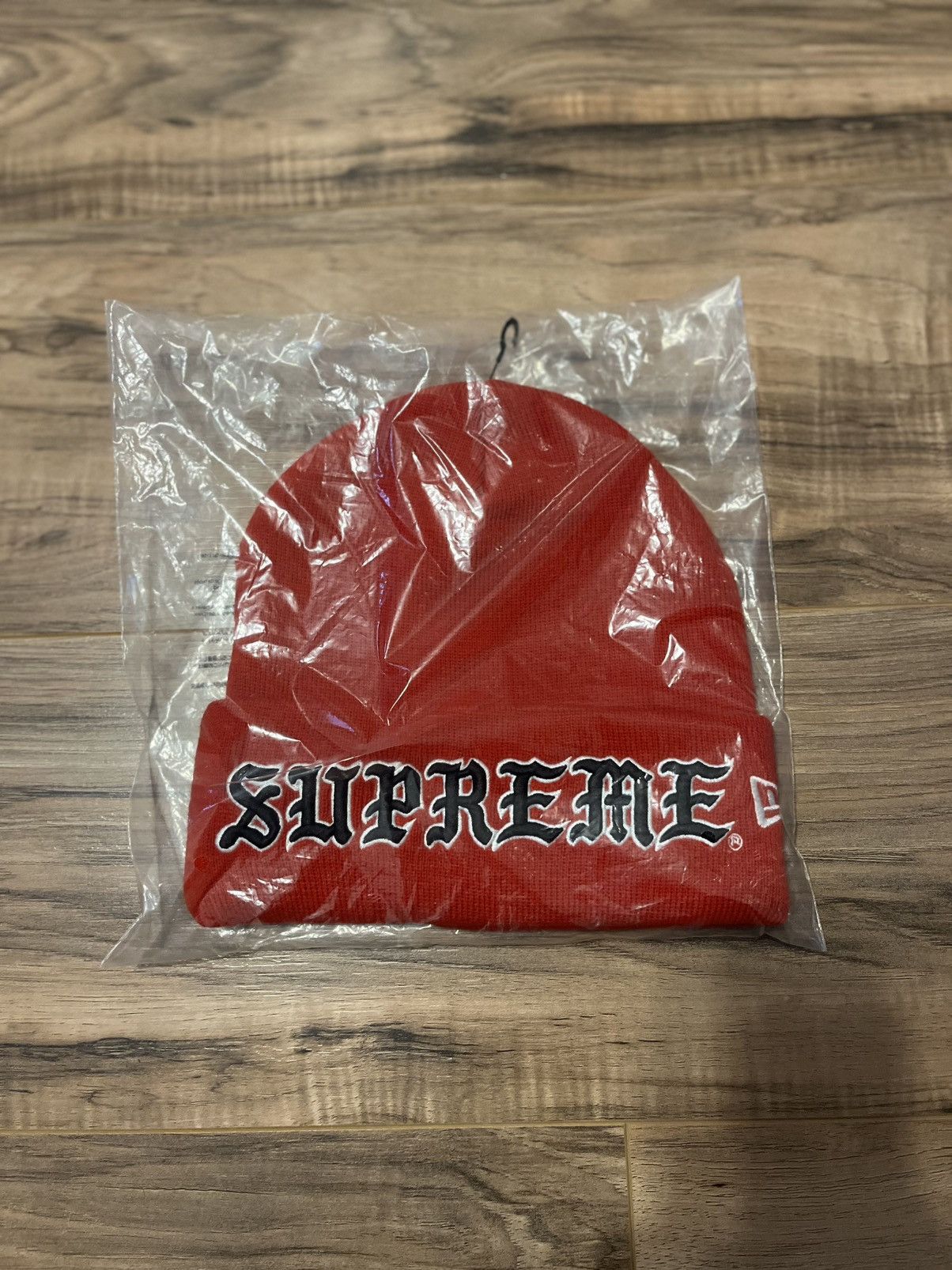 Supreme New Era Old English Beanie