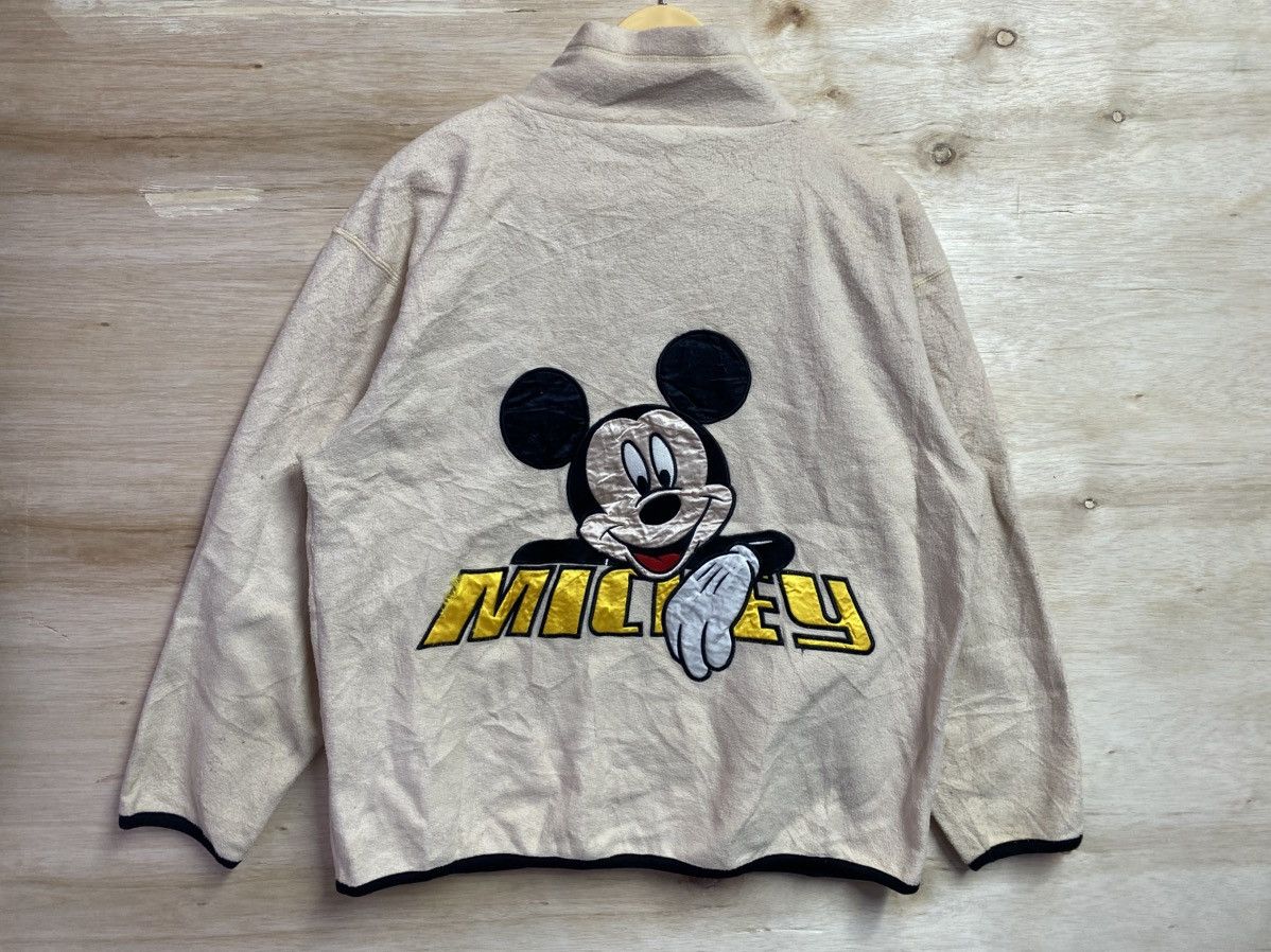 Disney Vintage disney mickey mouse big logo fleece jacket Size US XL / EU 56 / 4 - 1 Thumbnail