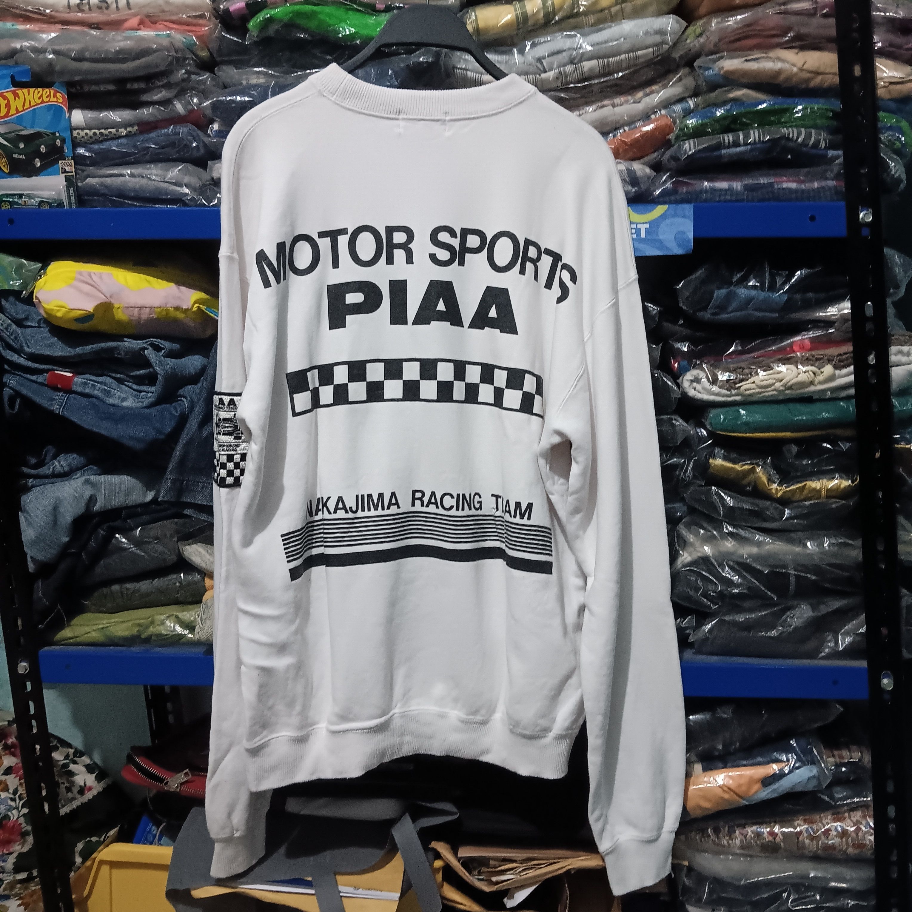 Formula 1 Vintage PIAA racing Nakajima racing team crewneck Size US XL / EU 56 / 4 - 7 Thumbnail