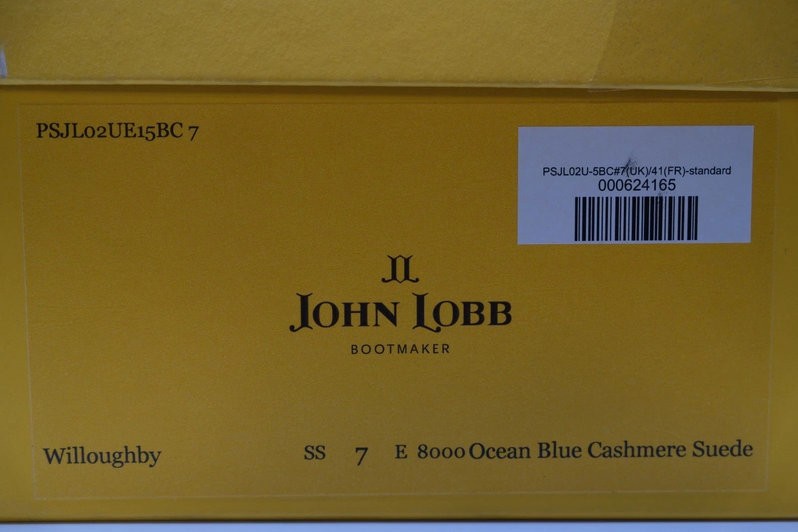 John Lobb New John Lobb Willoughby Suede Blue Derby EU 41 UK 7 / US 8 Size US 8 / EU 41 - 10 Thumbnail