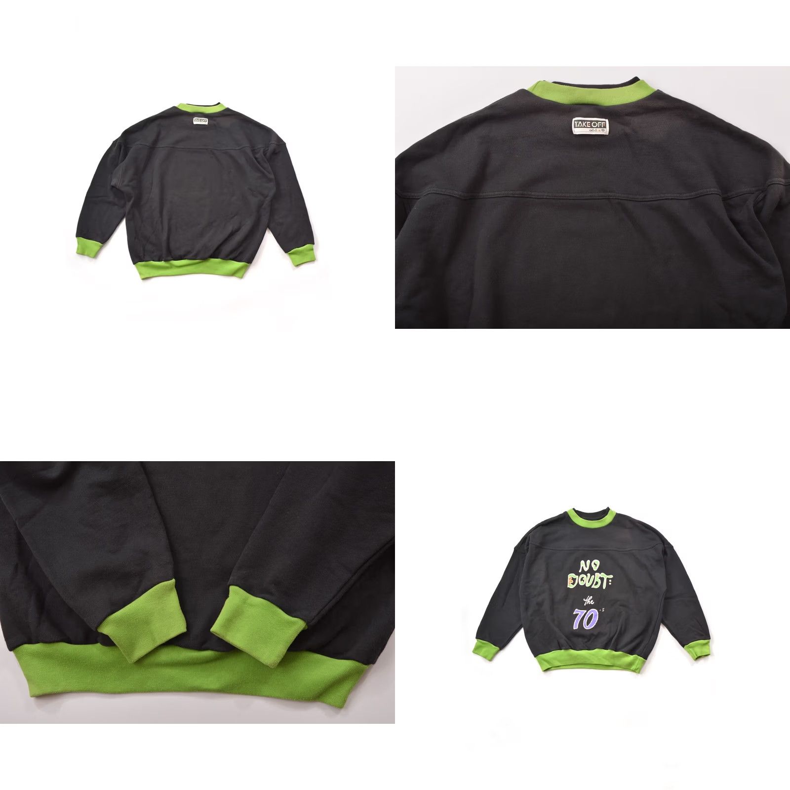 Adidas Adidas Pullover Sweatshirt No Doubt the 70s Vintage S Black Mens Size US S / EU 44-46 / 1 - 8 Thumbnail