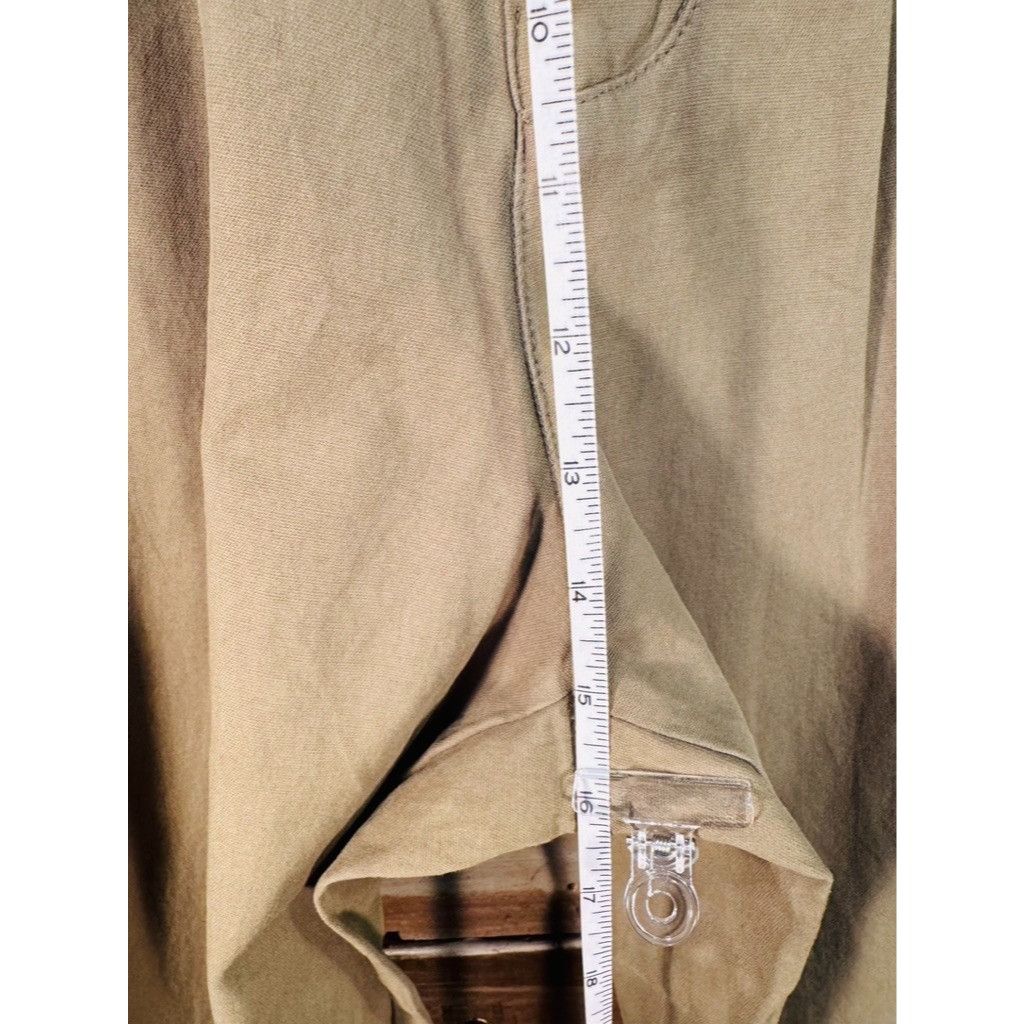 7 For All Mankind Women’s Seven For All Mankind Olive Green Jeans High Waisted Size 37" - 4 Thumbnail