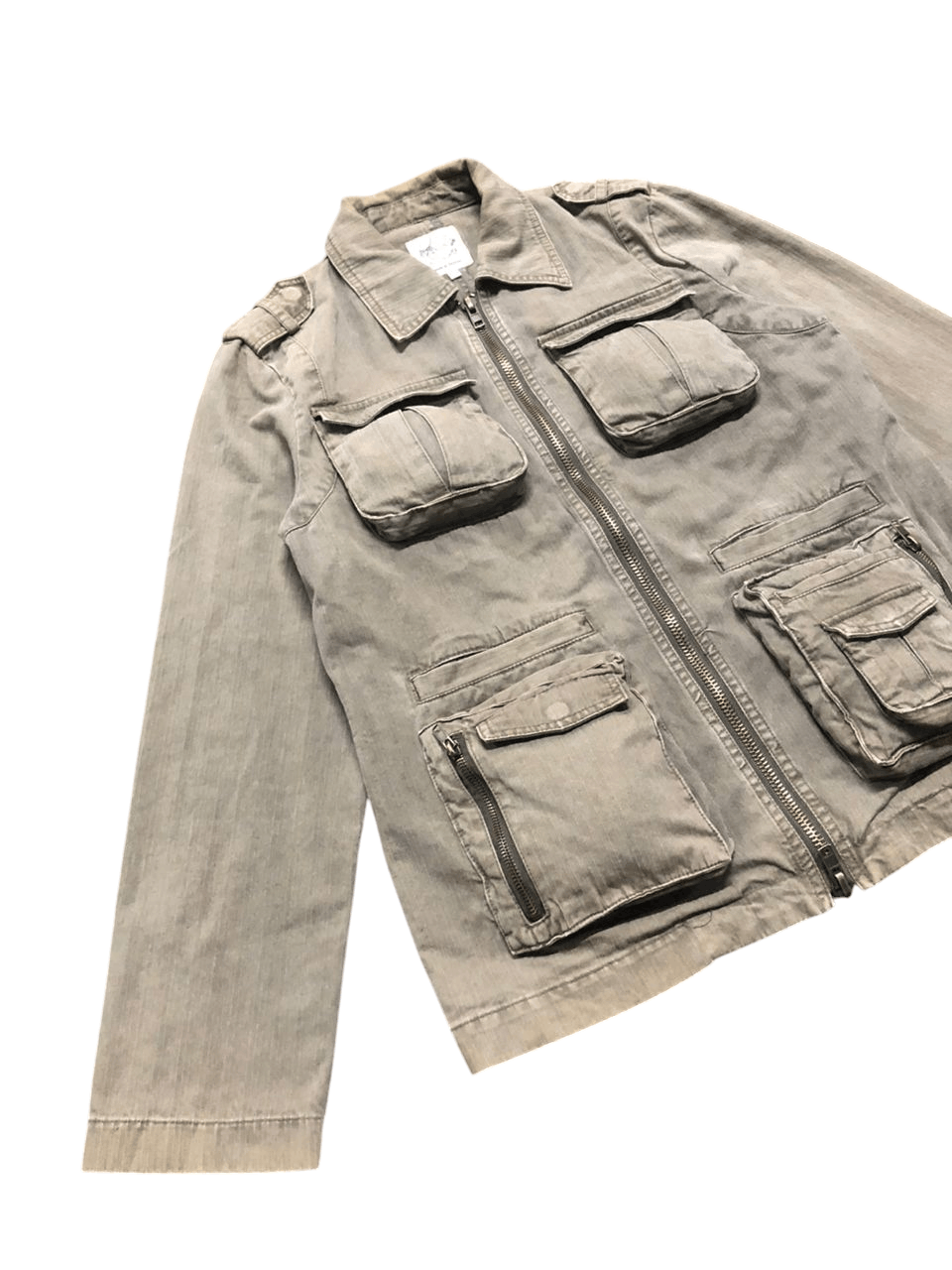Japanese Brand Made In Heaven Bondage Cargo Jacket Faded