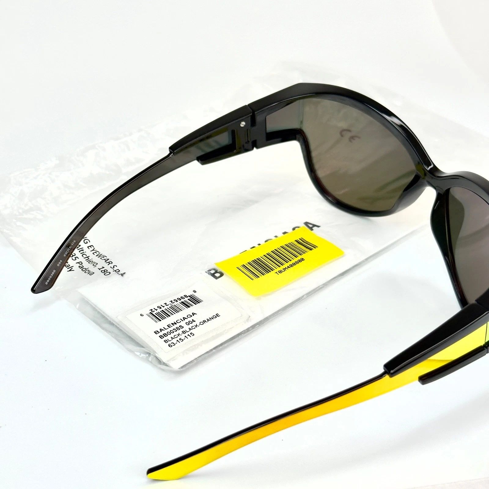 Balenciaga BALENCIAGA BB0038S UNLIMITED 0038 Black Fashion Sunglasses Size ONE SIZE - 6 Thumbnail