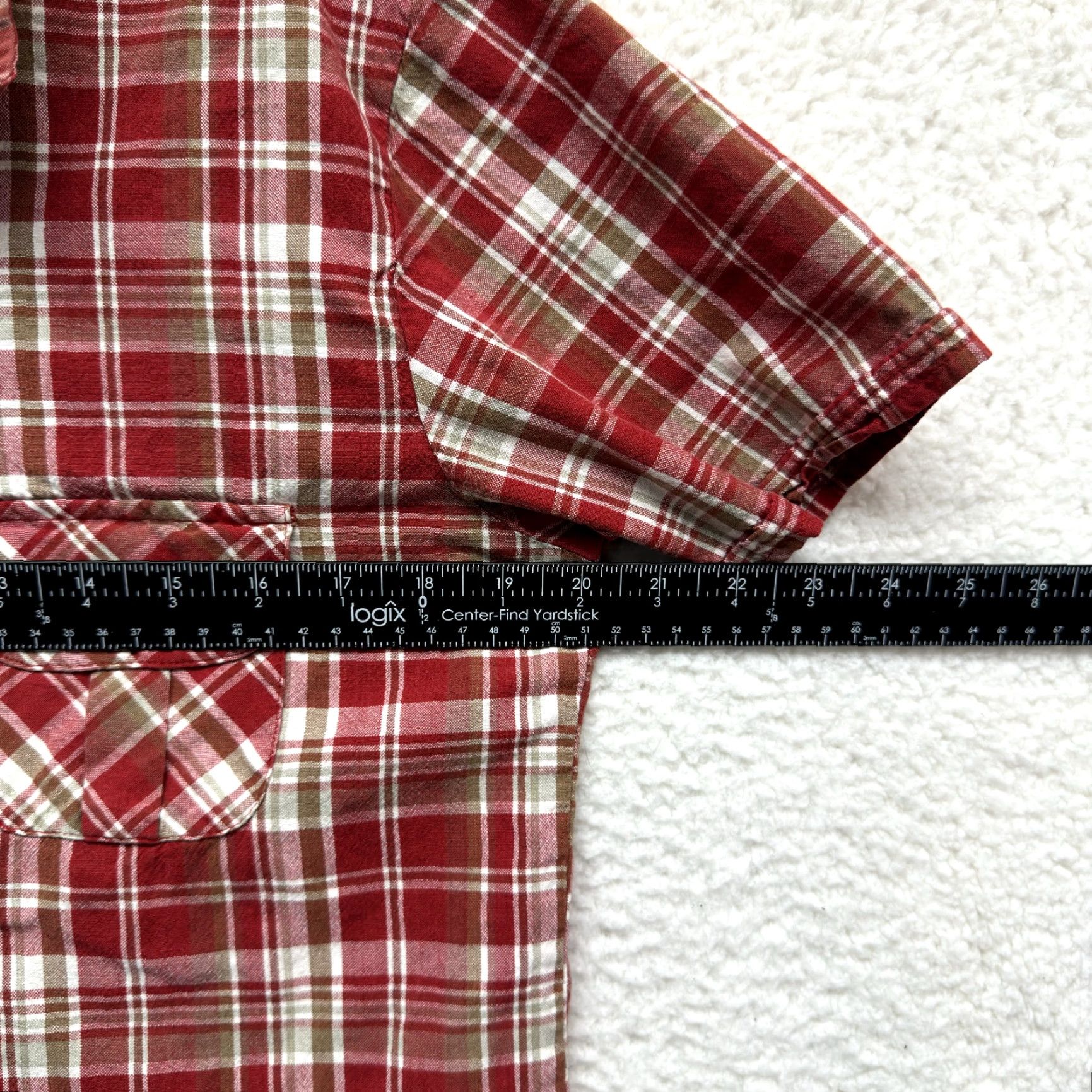 Vintage VINTAGE Button-Up Shirt Top L Large Womens Red Plaid Western Rodeo Americana Shirt Womens L Red Plaid Western Rodeo Americana Size L / US 10 / IT 46 - 4 Thumbnail